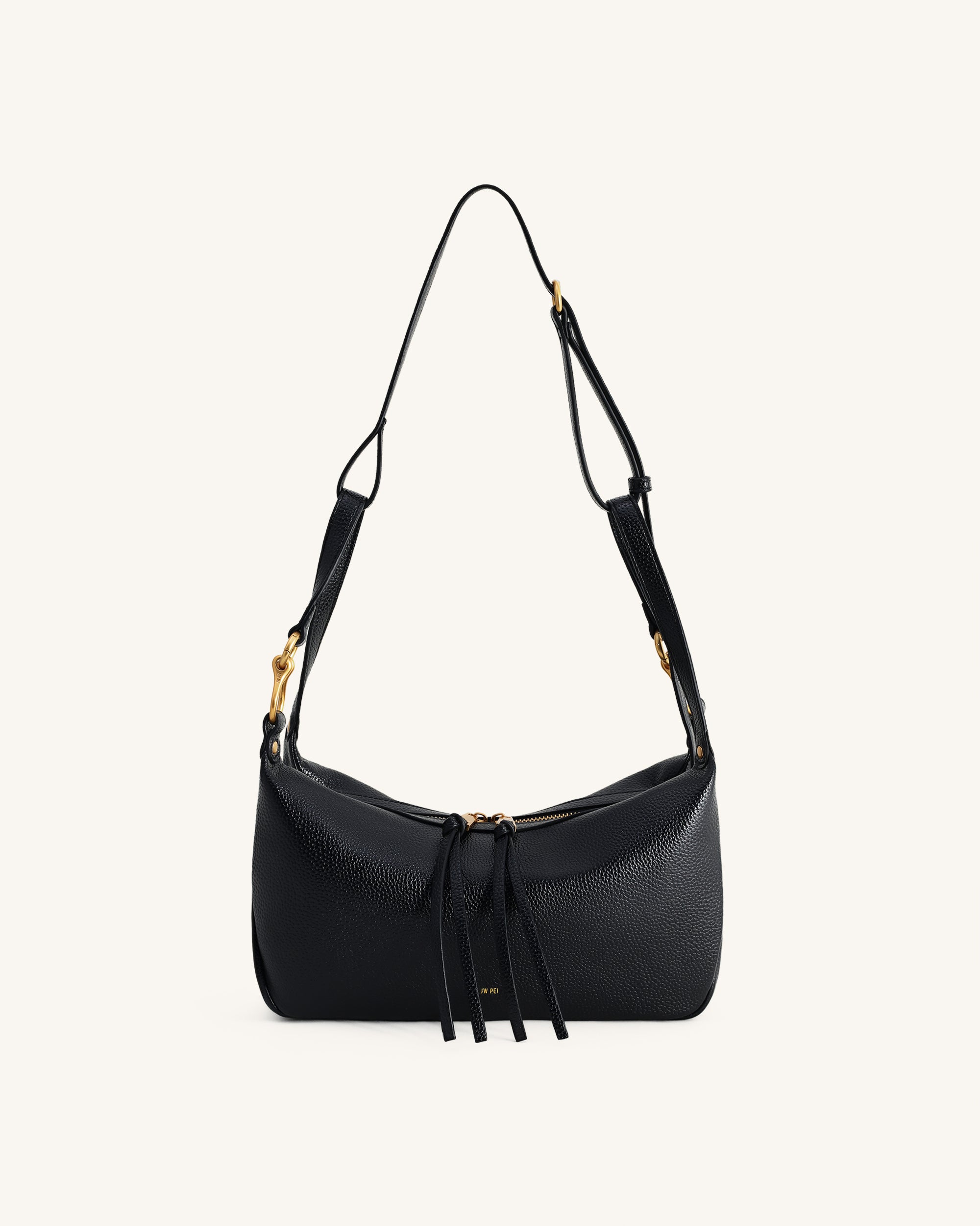 Selia Soft-Grain Crossbody Bag - Black | JW PEI