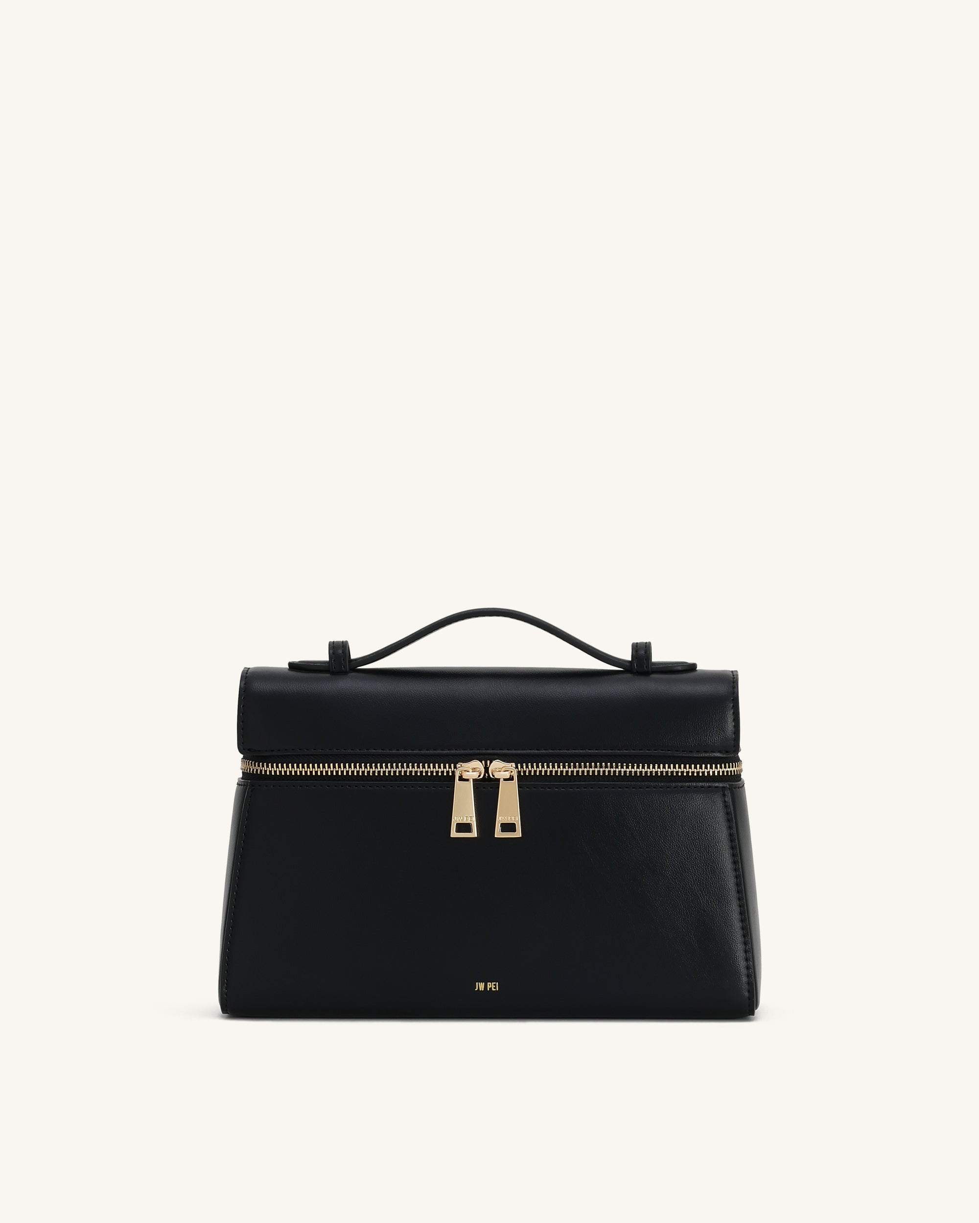 Thea Large Top Handle Bag - Black | JW PEI