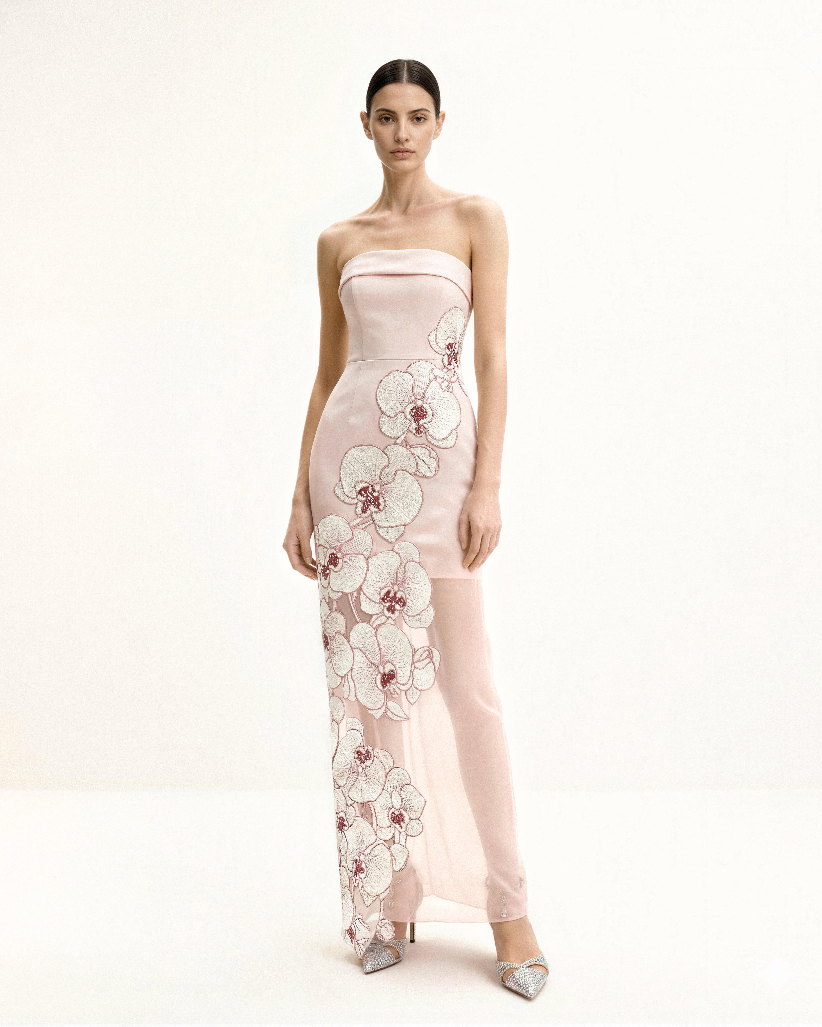 Orchid Embroidered Dress - Pink 10