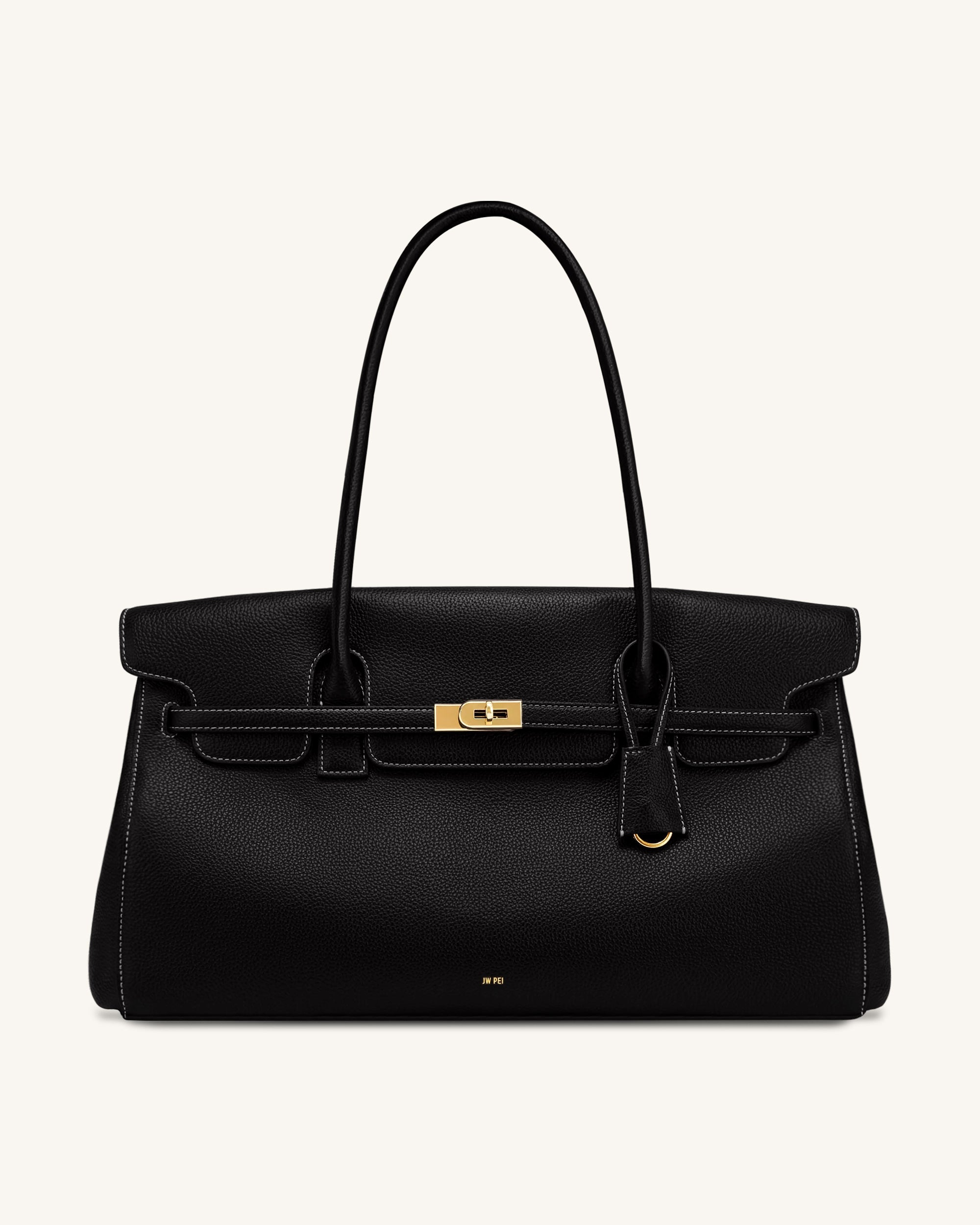 Yara Large Shoulder Bag - Black | JW PEI