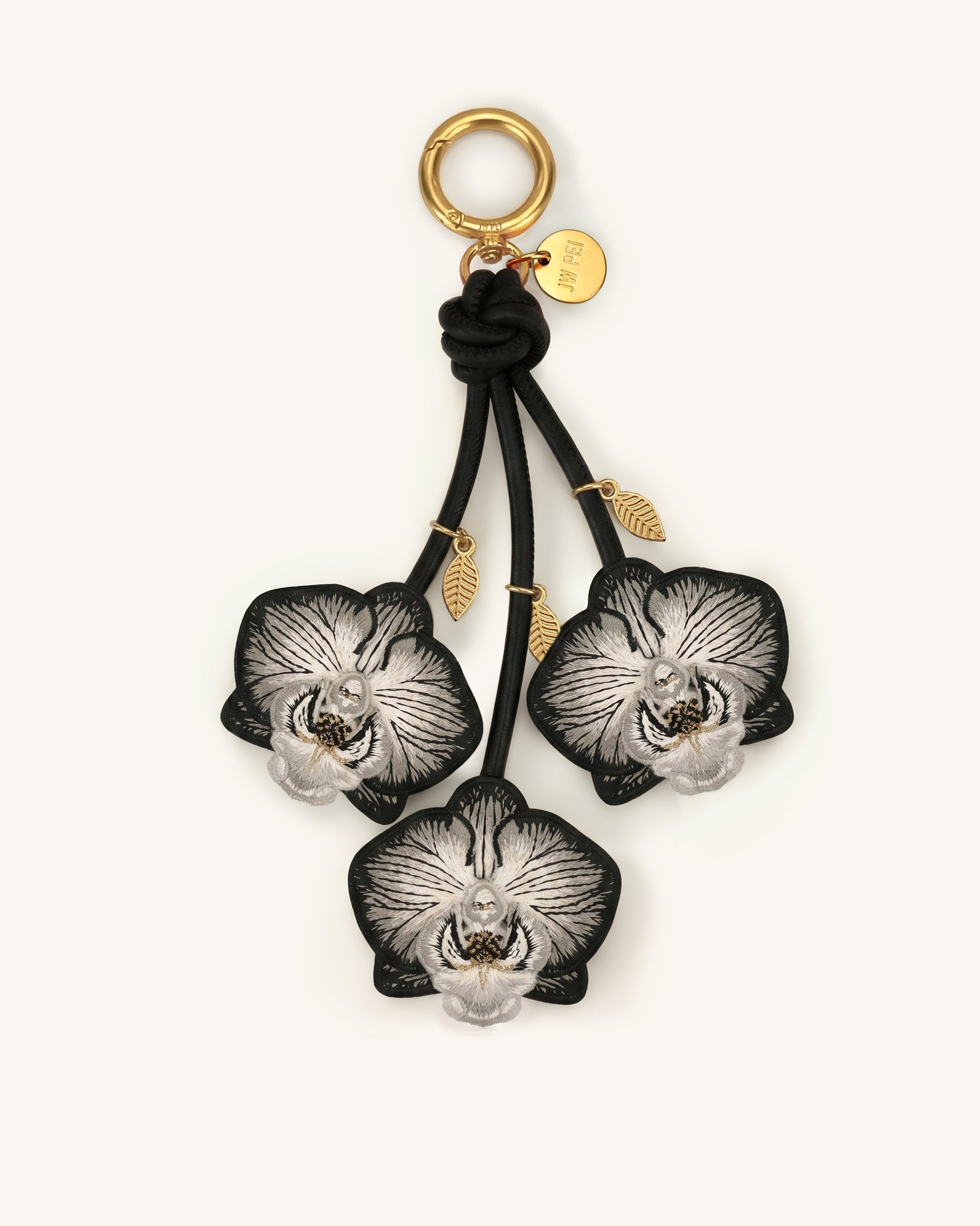 Orchid Bag Charm - Black | JW PEI