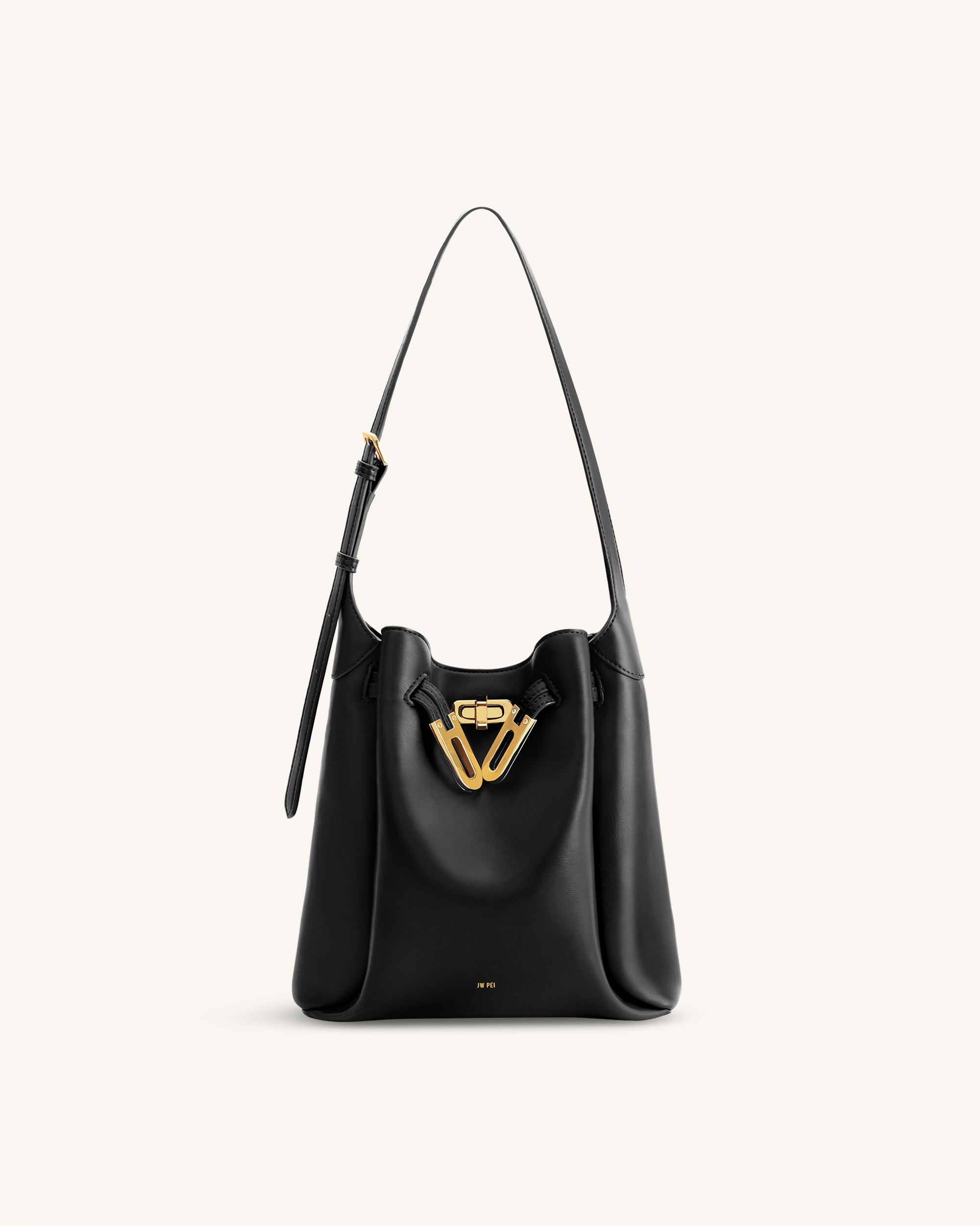 timbuk2 valencia hobo bag Charlene Double Buckle Hobo Bag - Black