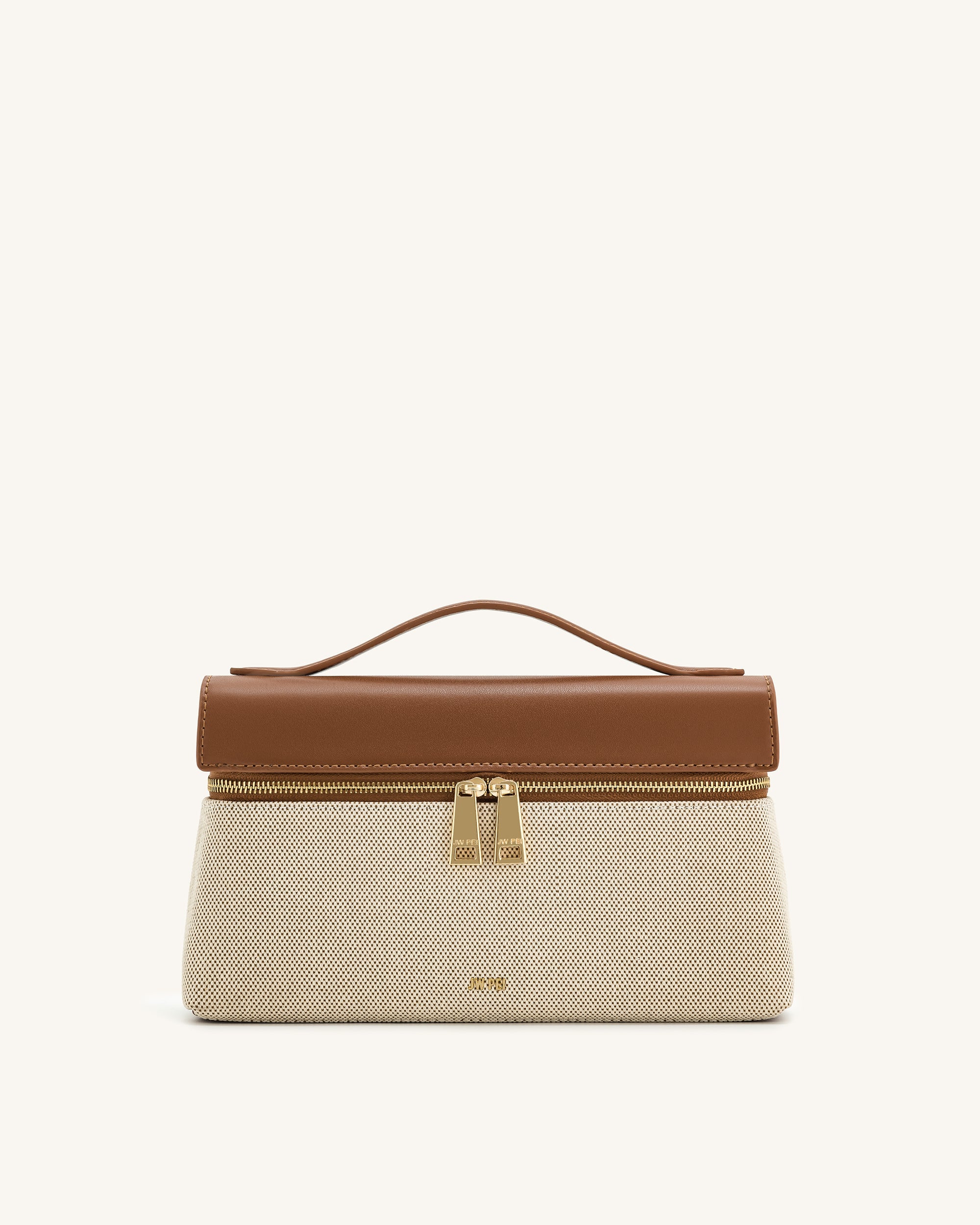 Thea Top Handle Bag - Brown Canvas | JW PEI Thea Top Handle Bag - Brown Canvas | JW PEI
