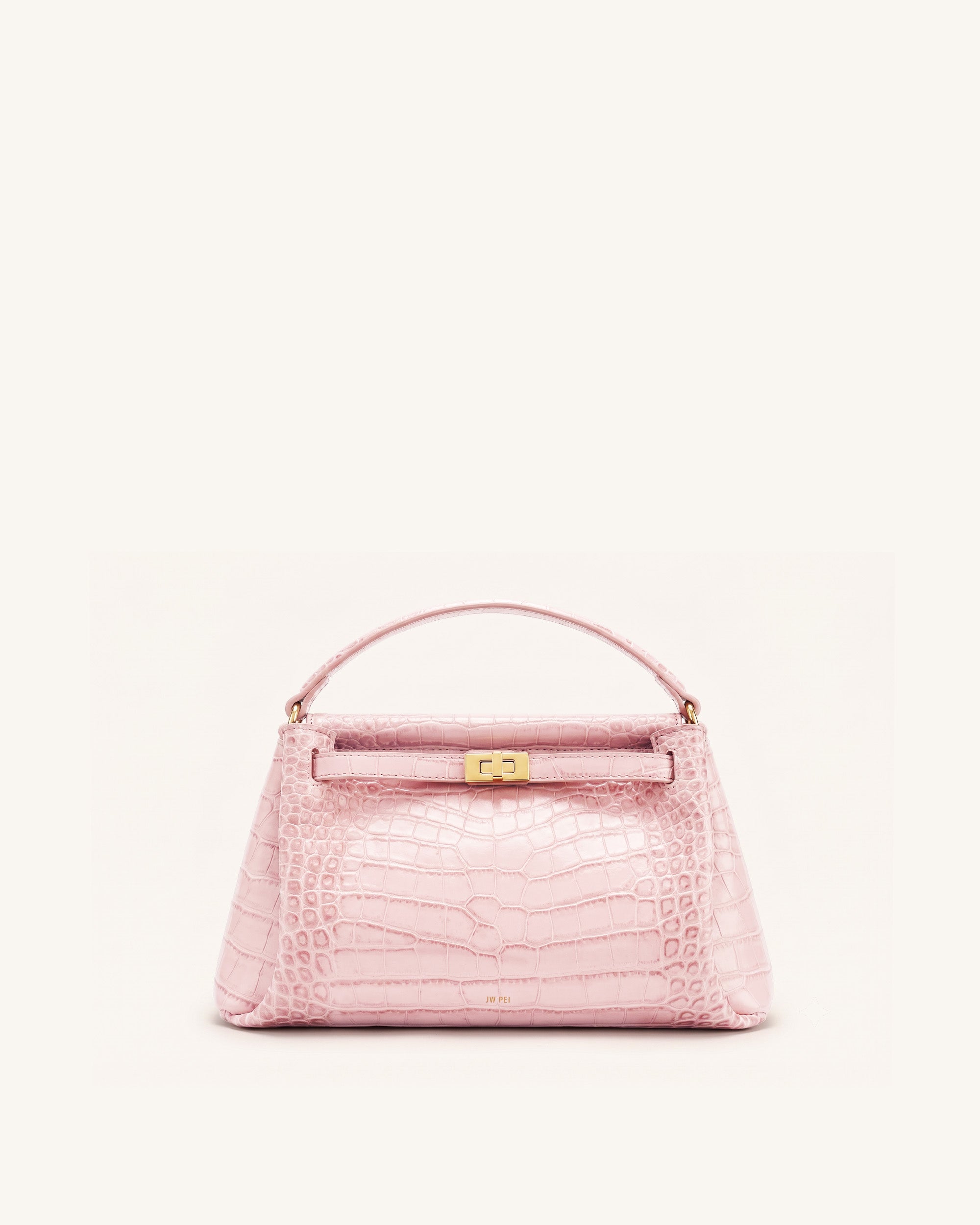 Carmen Top Handle Bag - Pink Croc | JW PEI