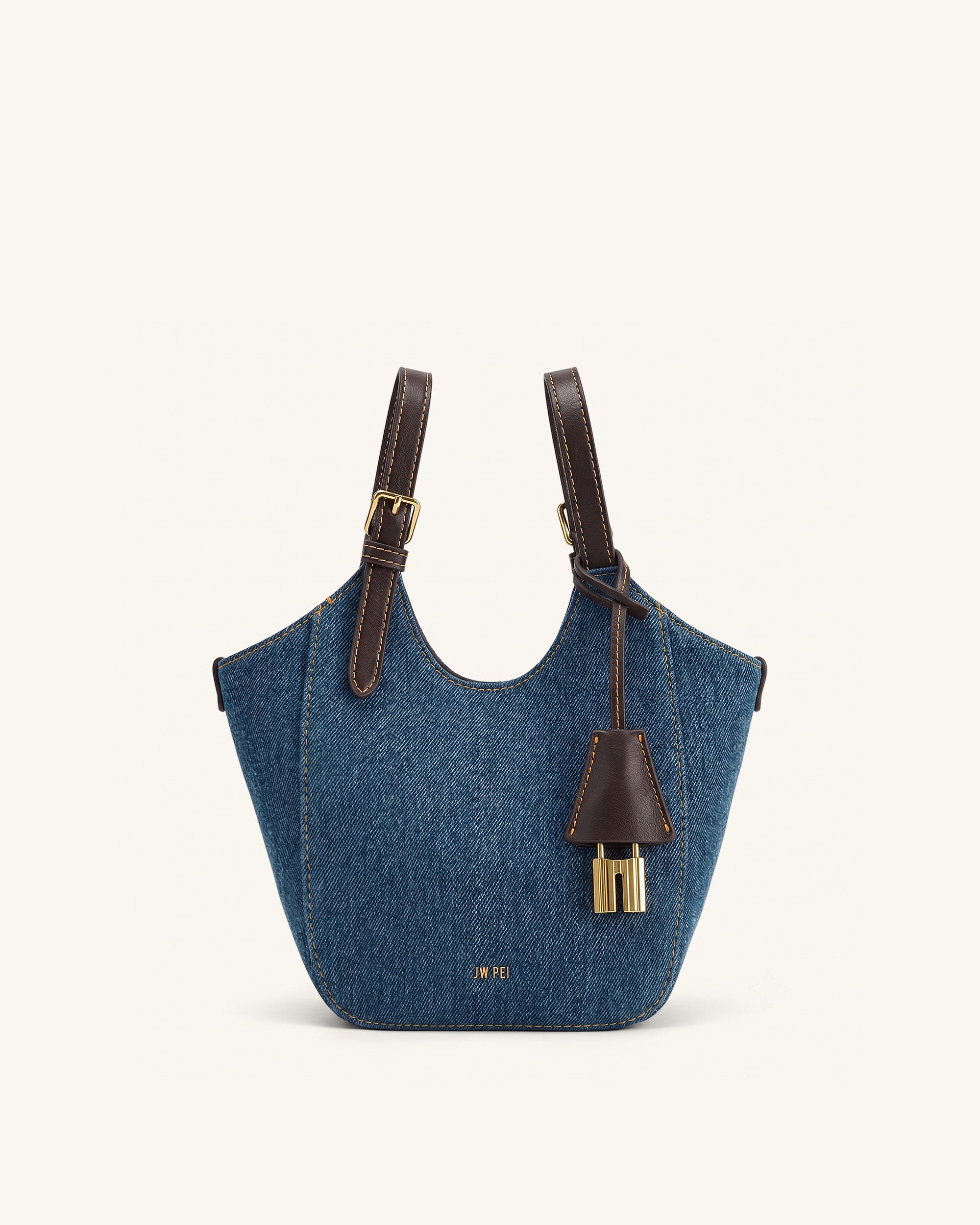Ines Tote Bag - Blue Denim | JW PEI
