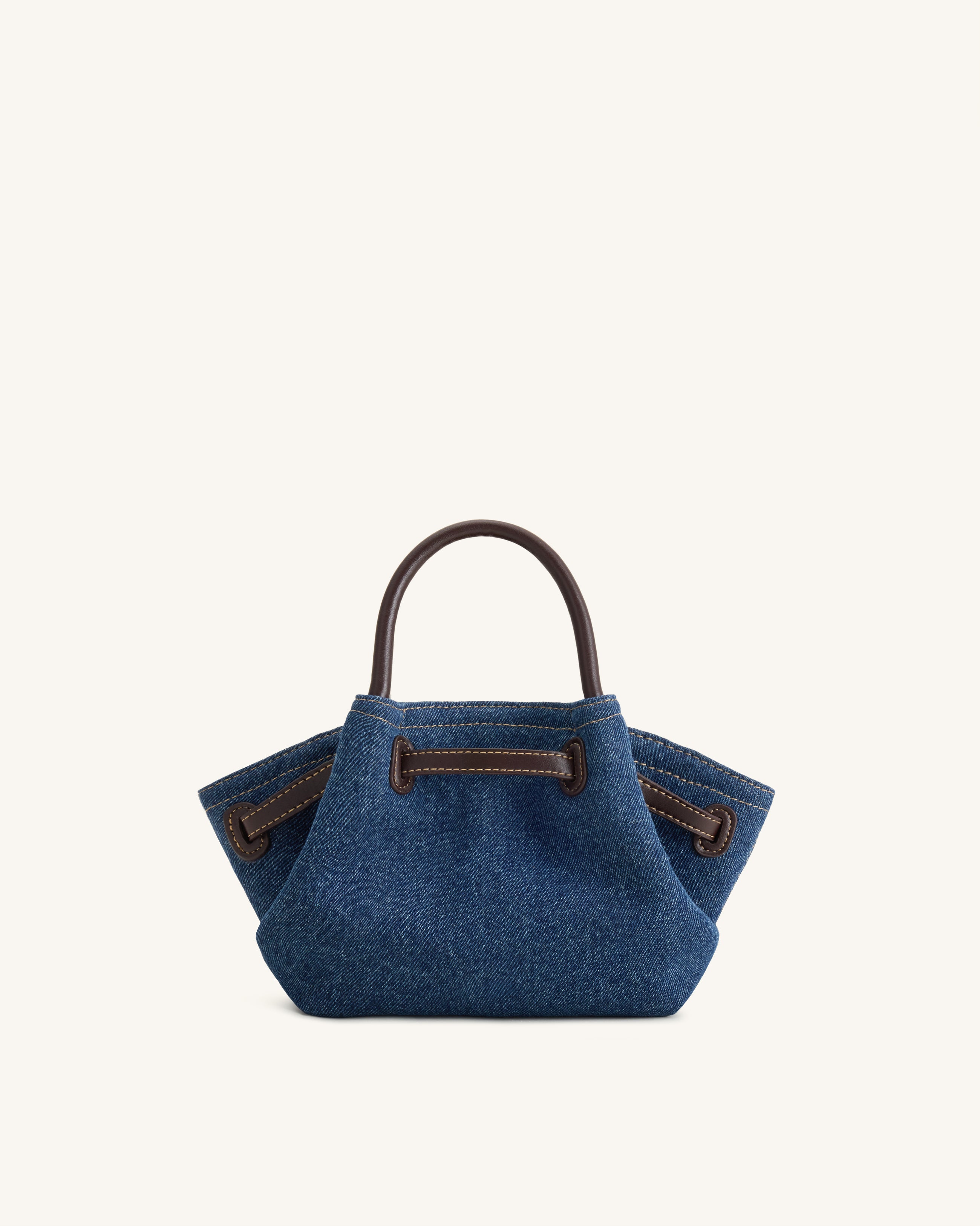 Hana Mini Tote Bag - Blue Denim