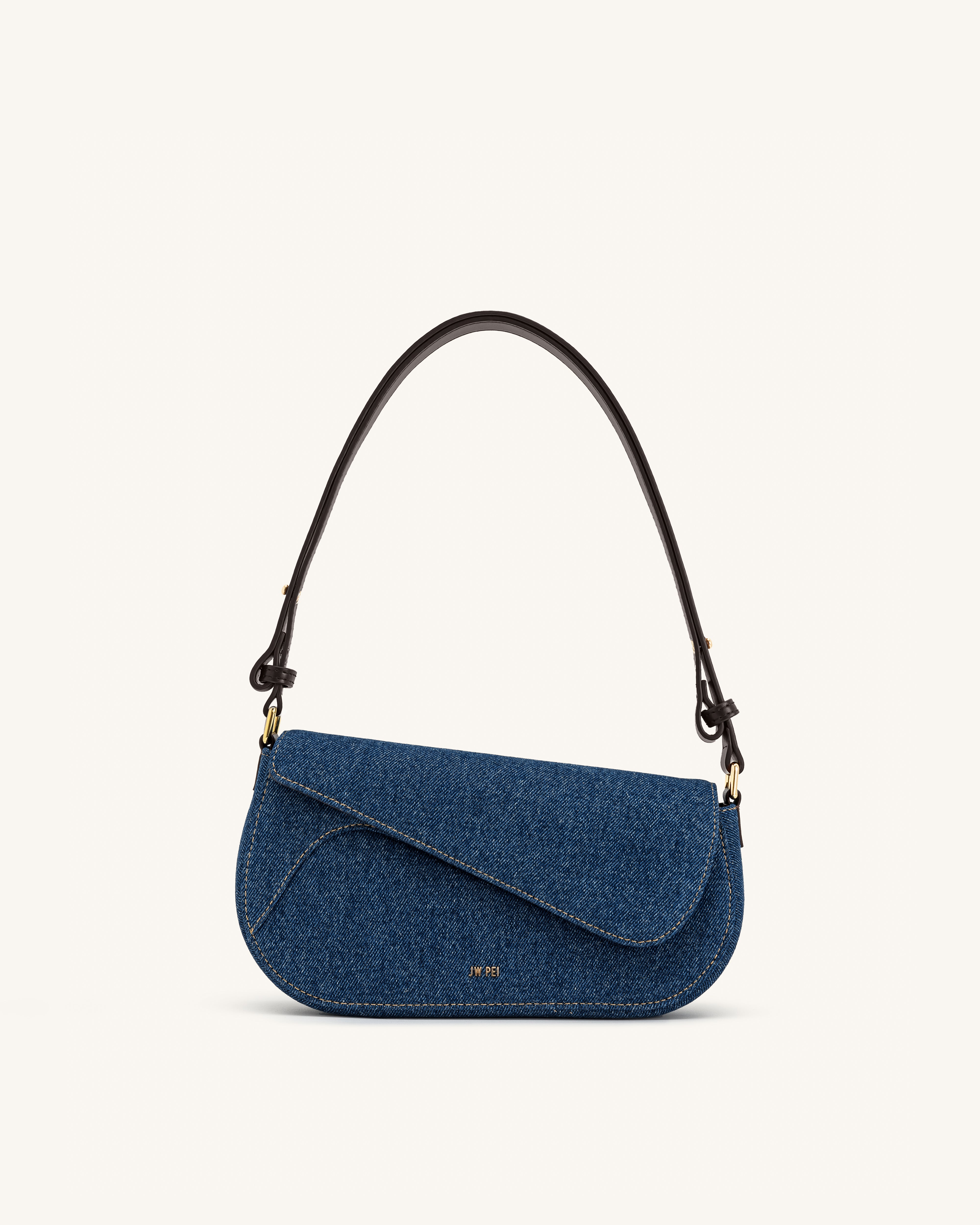 Addisyn Shoulder Bag - Blue Denim | JW PEI