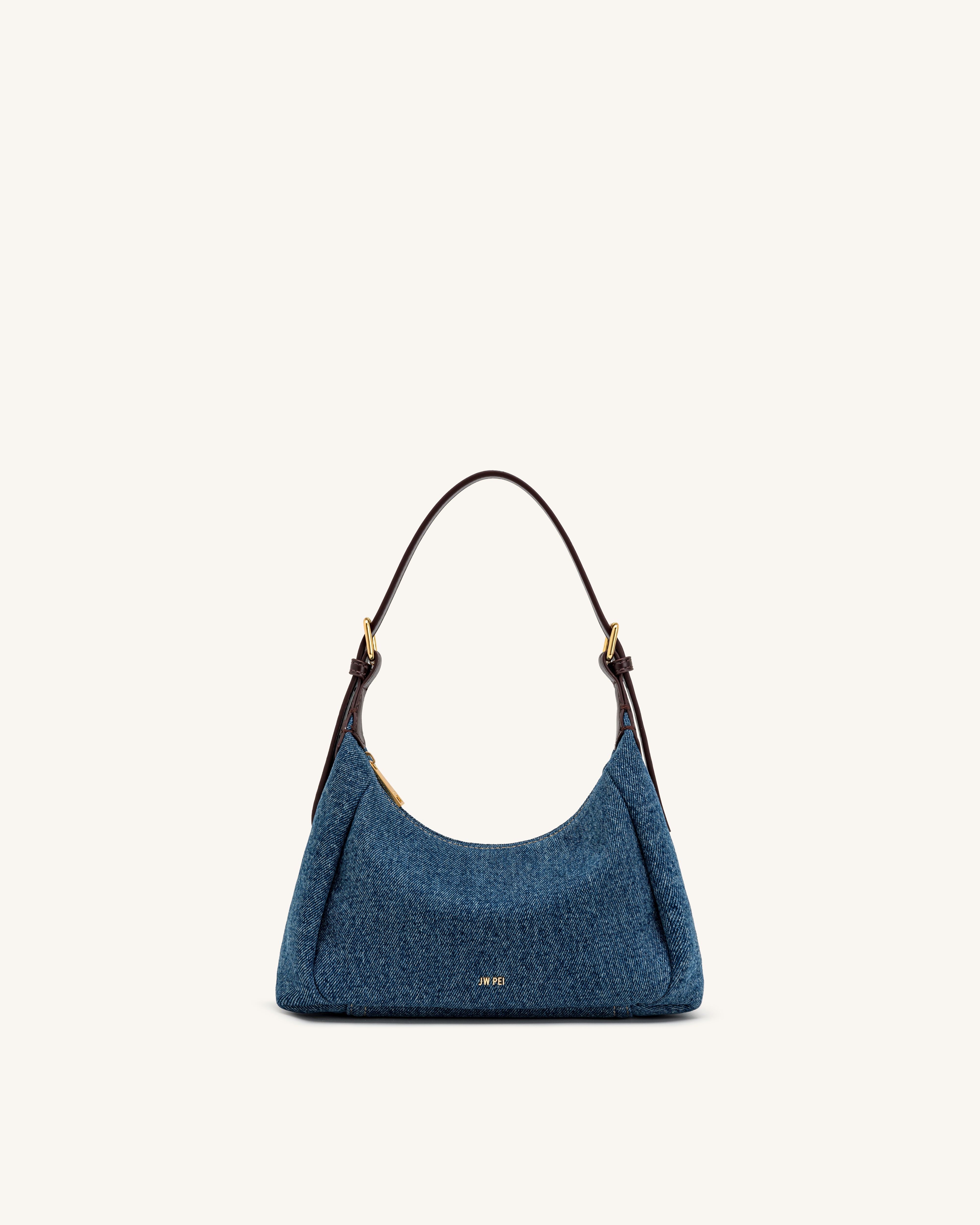 Velora Denim Shoulder Bag - Blue Denim | JW PEI