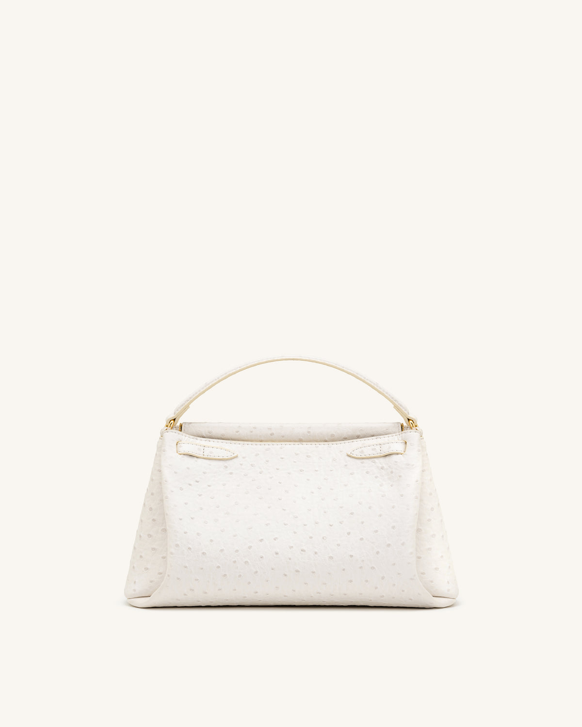Carmen Top Handle Bag - Milky White