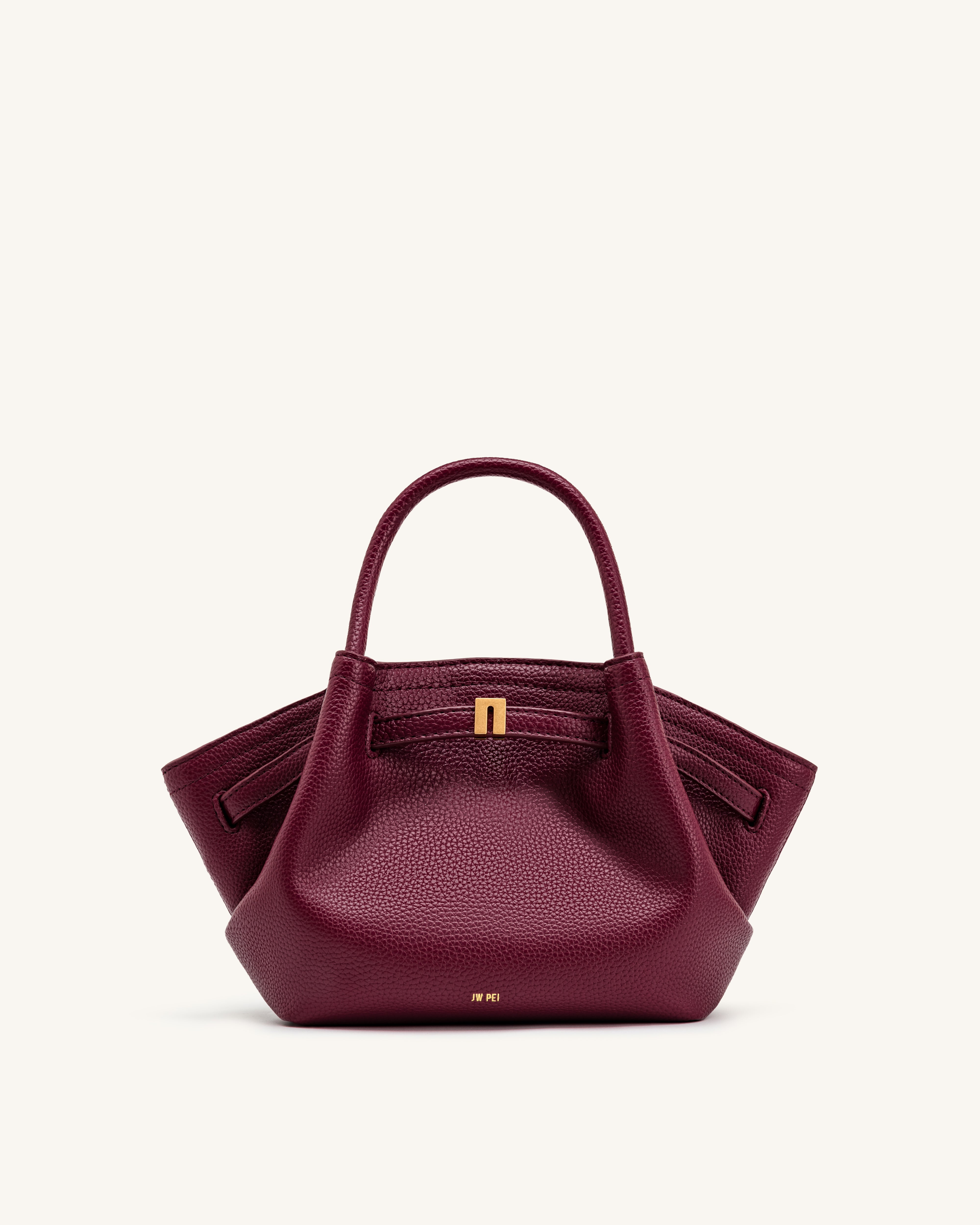 Hana Mini Tote Bag - Burgundy | JW PEI