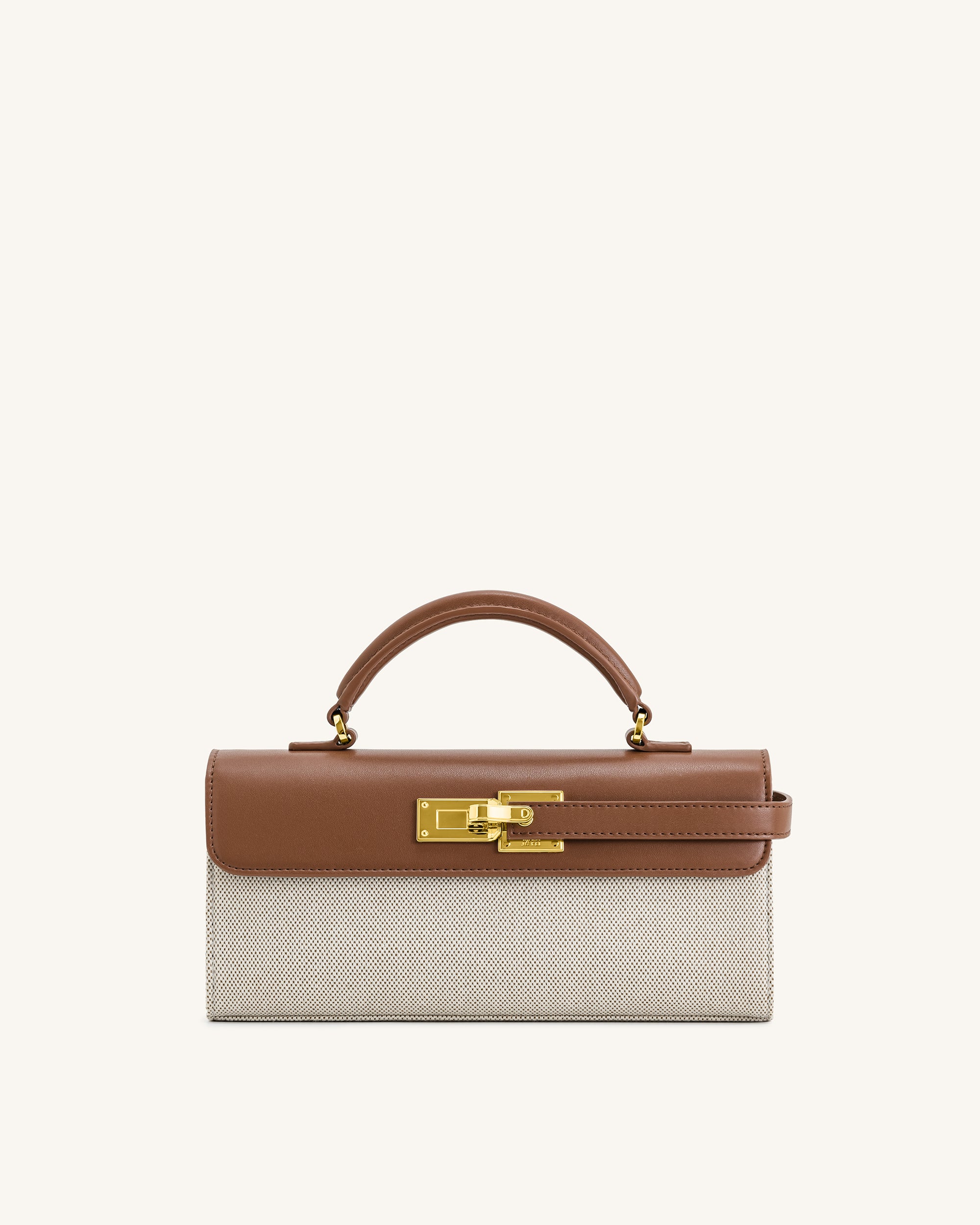 Keyla Top Handbag - Brown Canvas | JW PEI