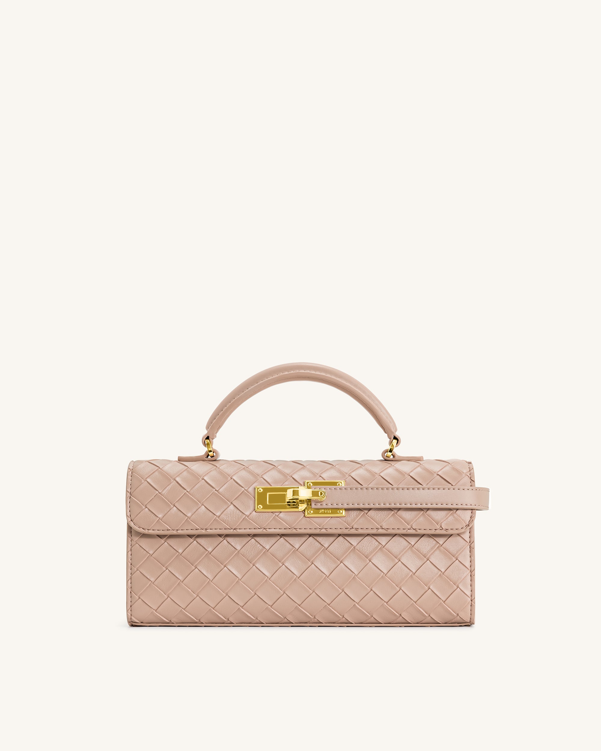 Keyla Weave Texture Top Handle Bag - Pink | JW PEI