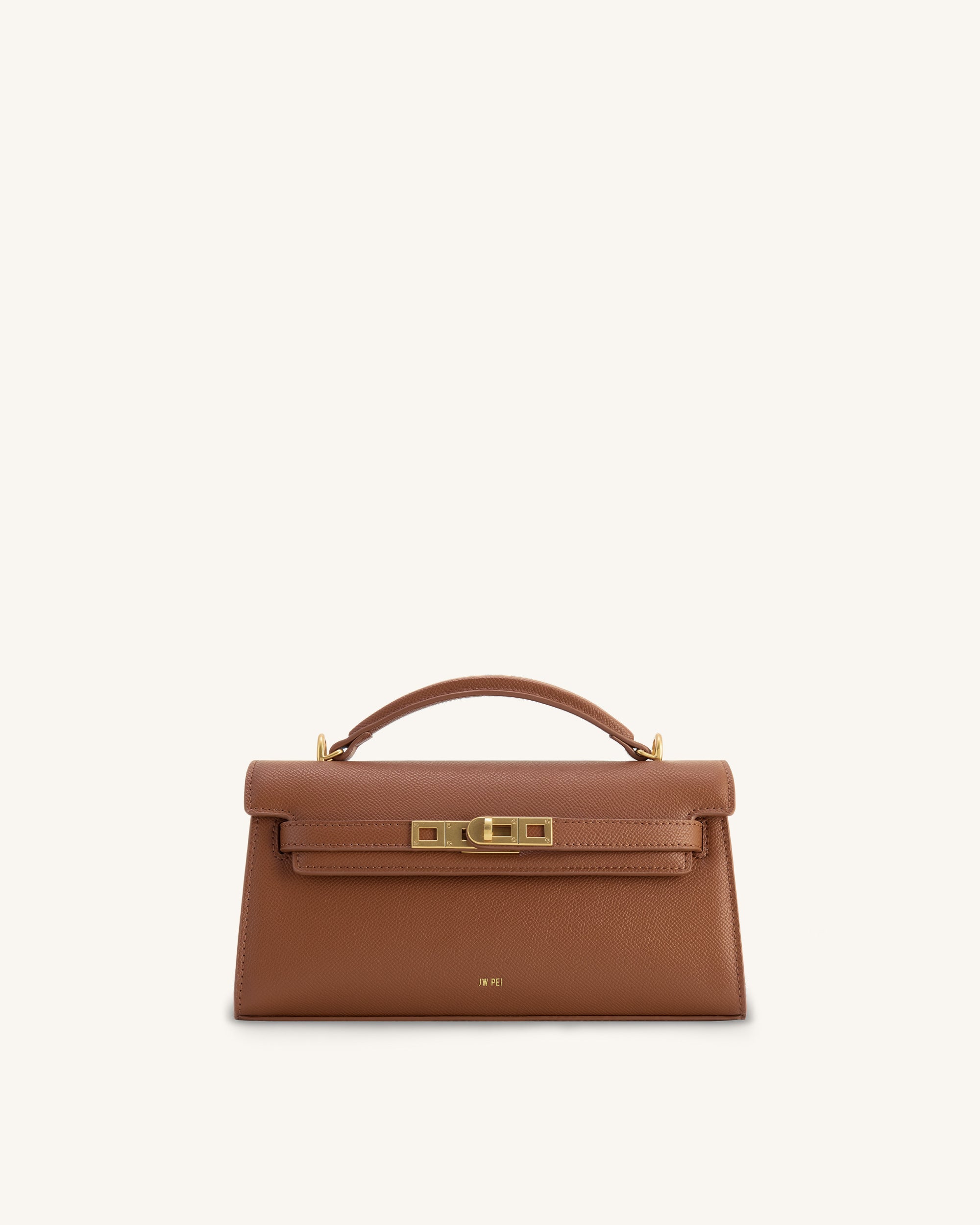 Noor Top Handle Bag - Brown | JW PEI