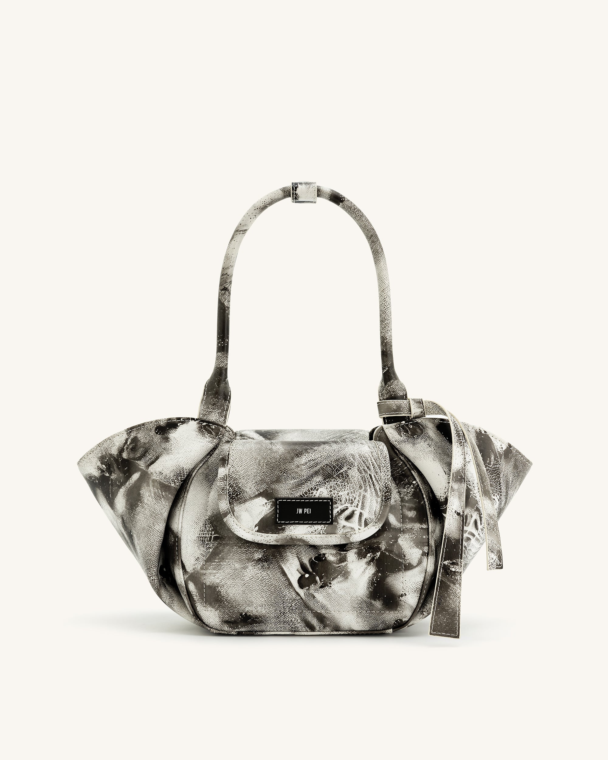 Zoey Pockets Shoulder Bag - White | JW PEI