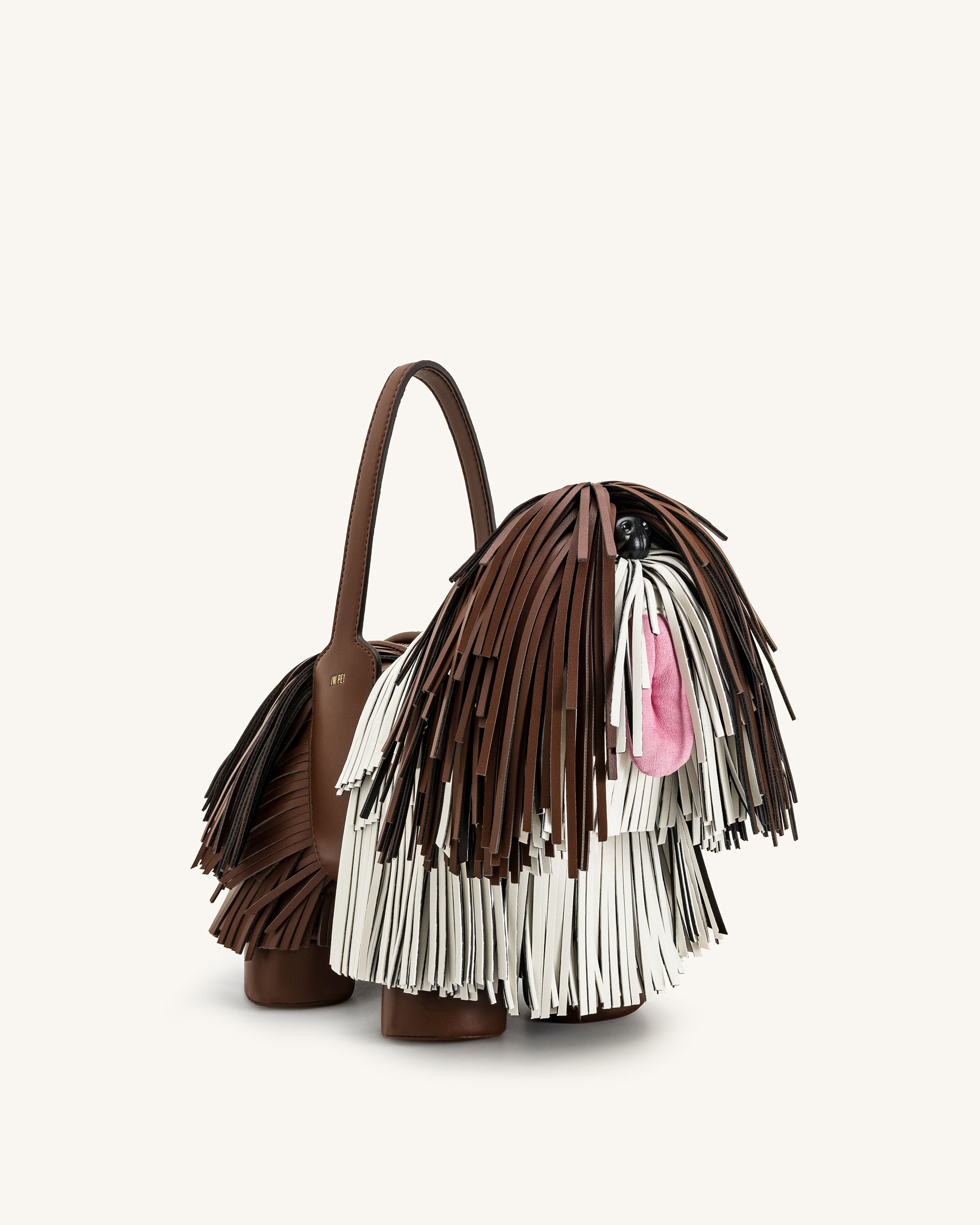 Nita Puppy Shape Handbag - Caramel Brown | JW PEI