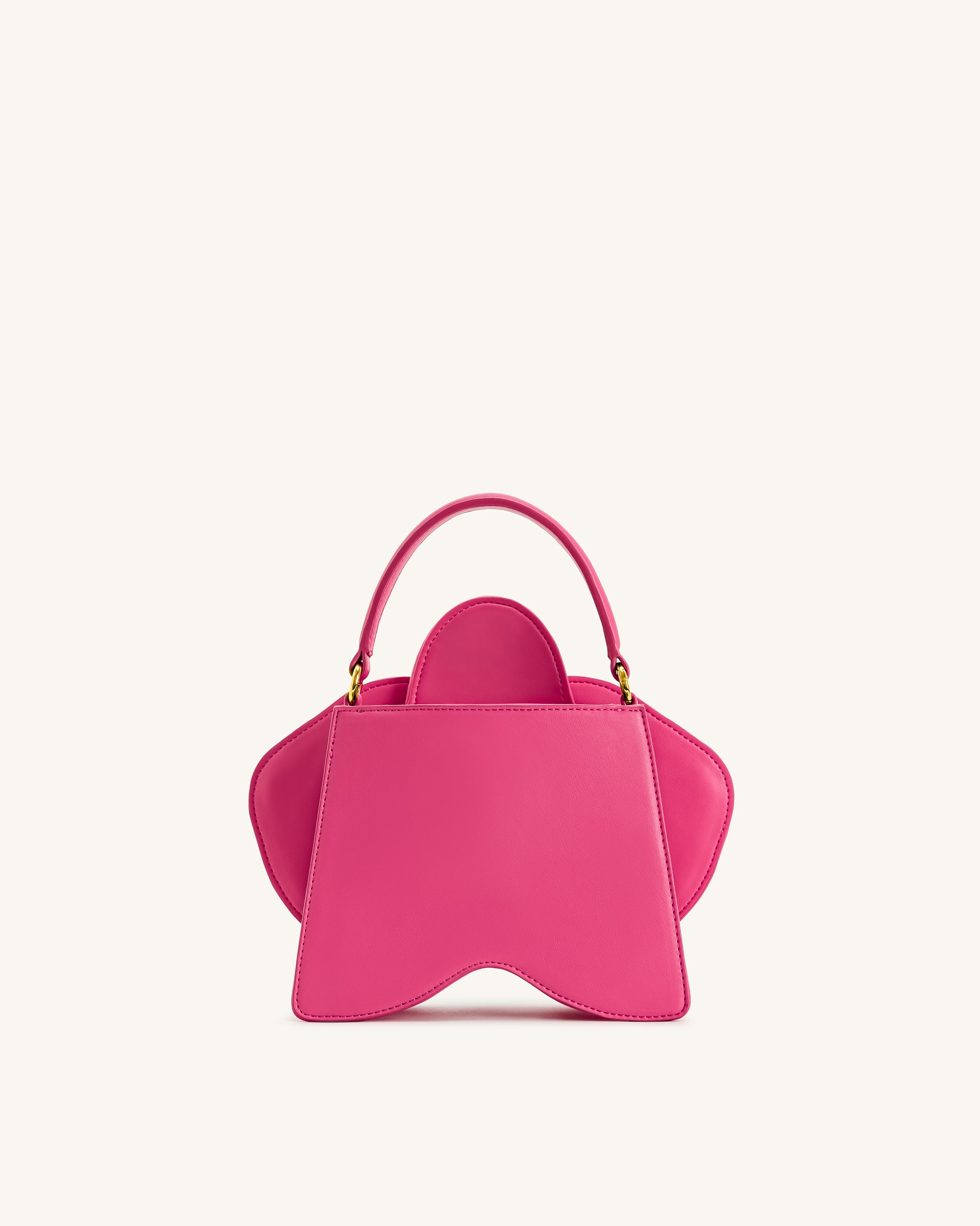 Flora Orchid Shaped Top Hand Bag - Pink