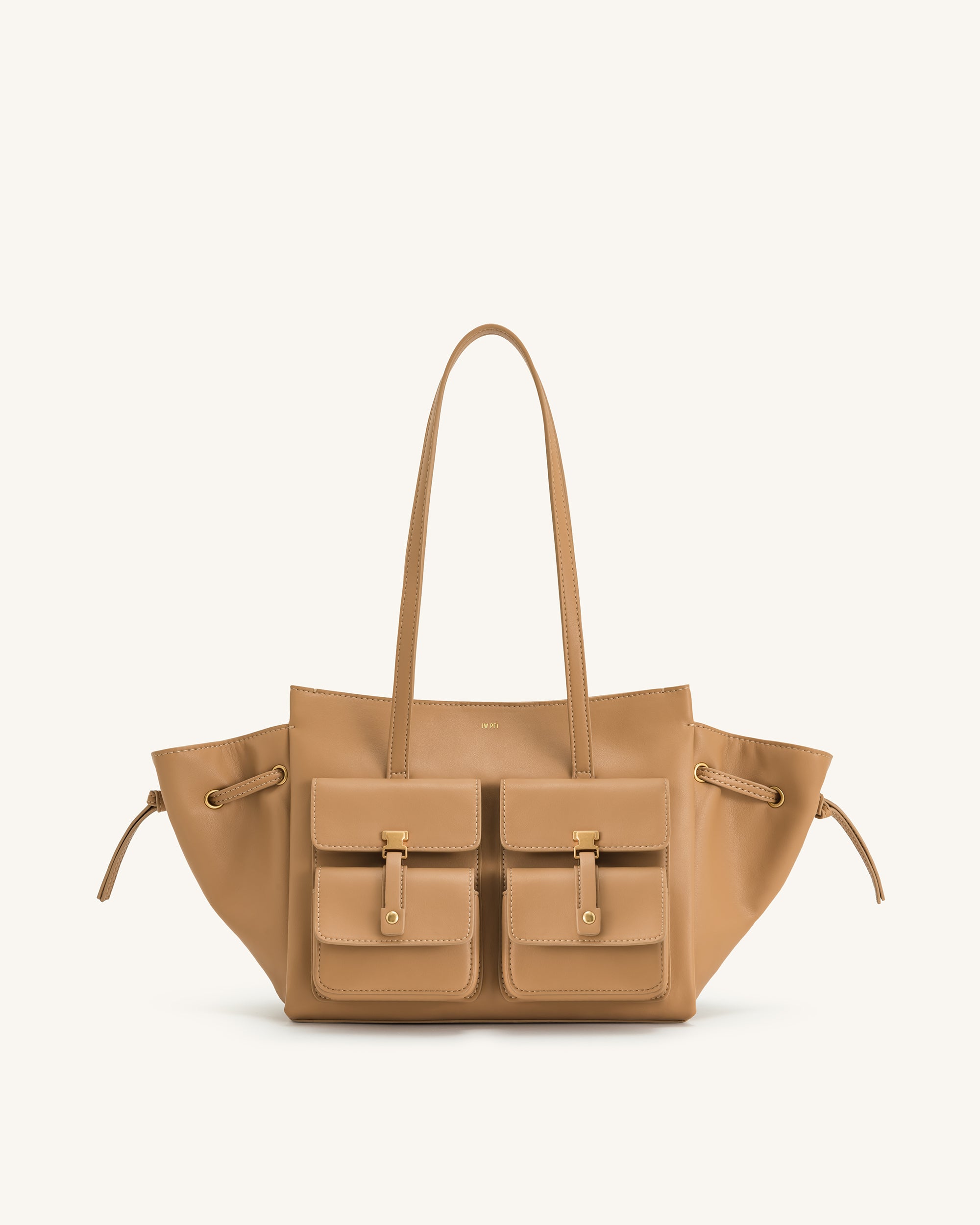 Linda Tote Bag - Latte Color | JW PEI