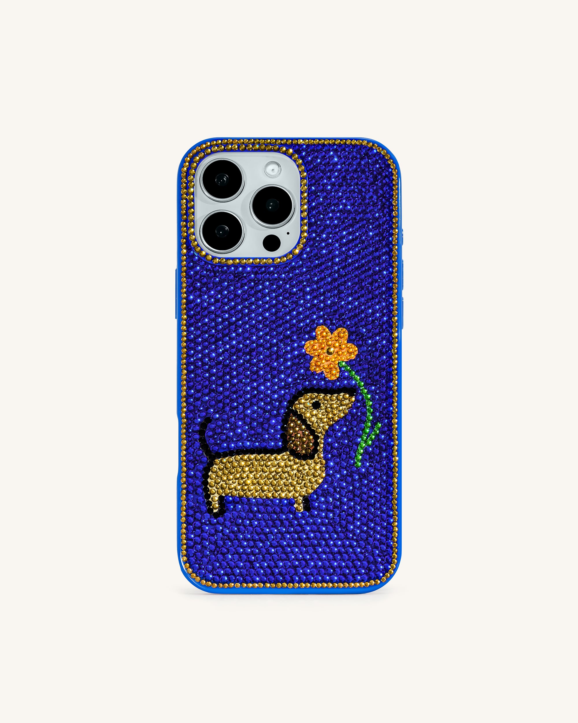 Dachshund with Flower Phone Case Dachshund with Flower Phone Case