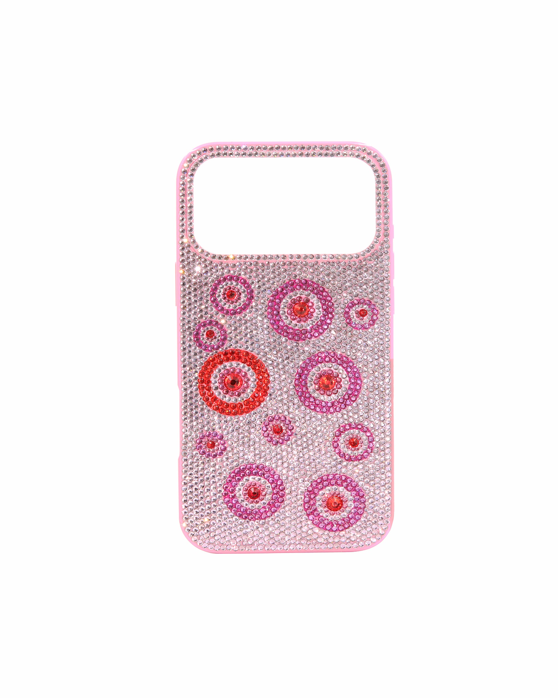 Evil Eye Artificial Crystal Embellished Phone Case - Pink | JW PEI Evil Eye Artificial Crystal Embellished Phone Case - Pink | JW PEI