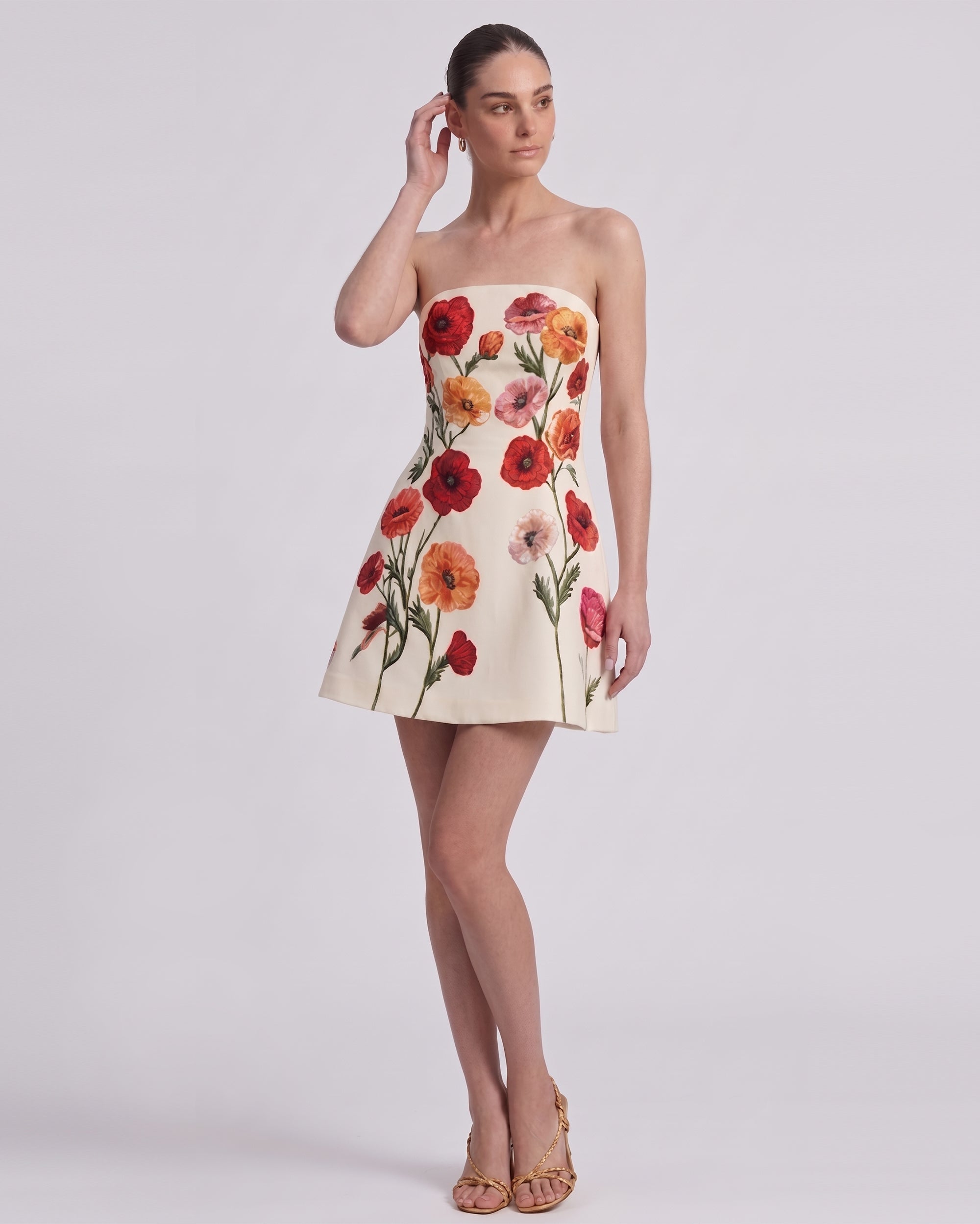 poppy mini dress Blush Shell The Florita Mini Dress is a romantic statement piece designed to flatter and captivate Our classic POPPY mini dress