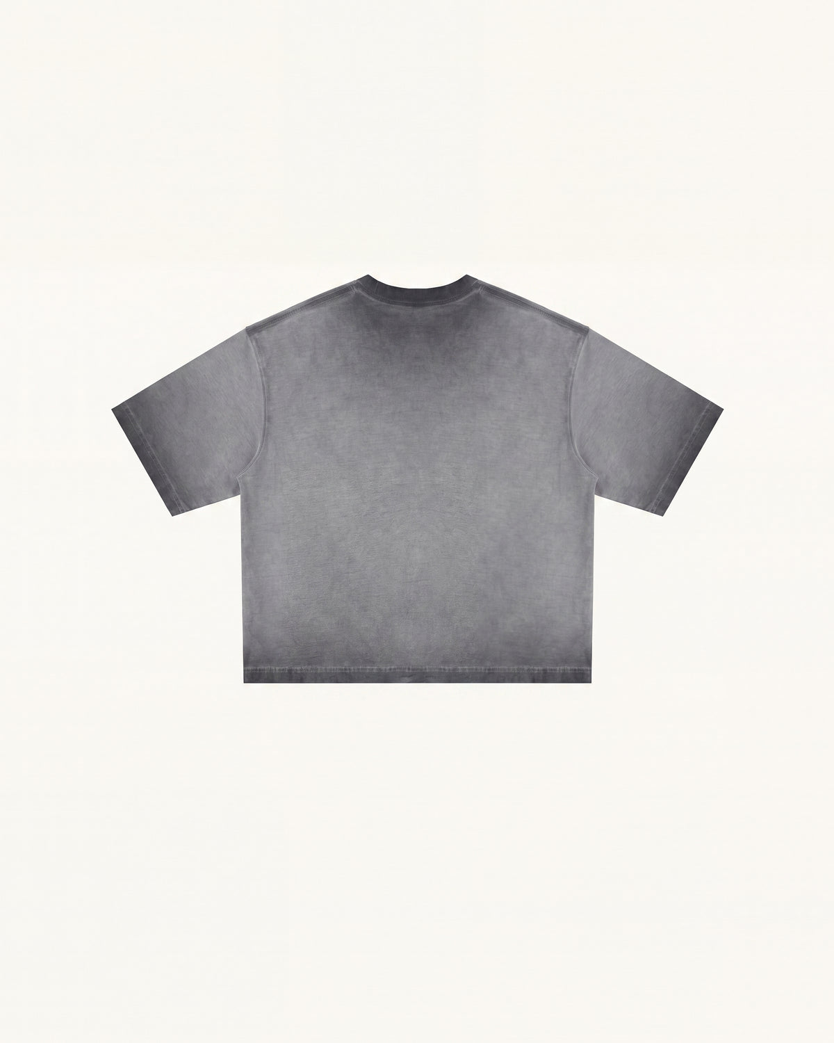 The Radiant 3D Pearl Butterfly Tee - Acid Charcoal