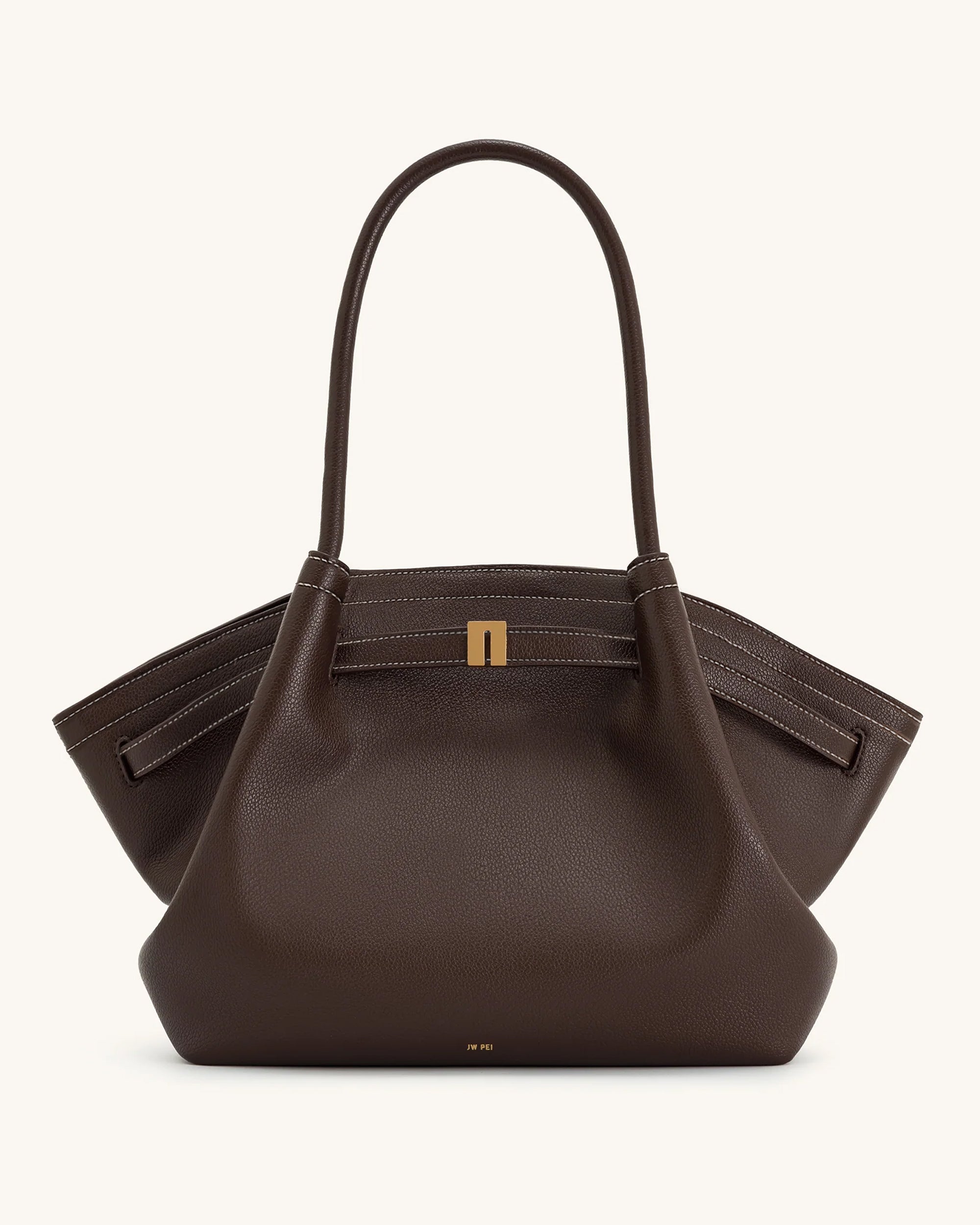 Hana Large Tote Bag - Dark Brown