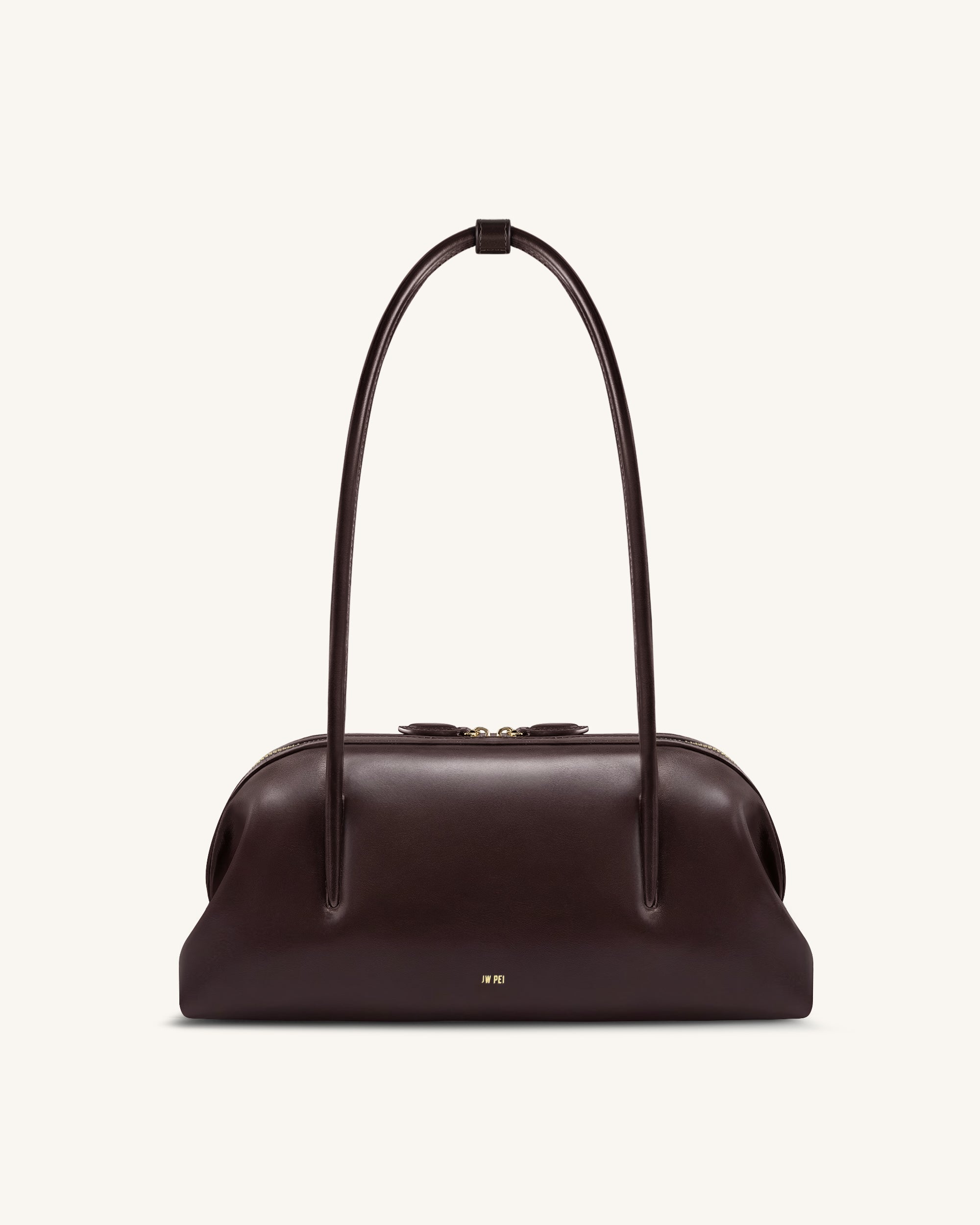 Aveline Shoulder Bag - Dark Brown | JW PEI