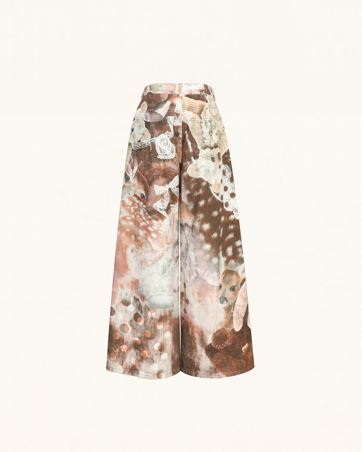 Romantic Teddy Fawn Wide Leg Jeans - Faded Mocha