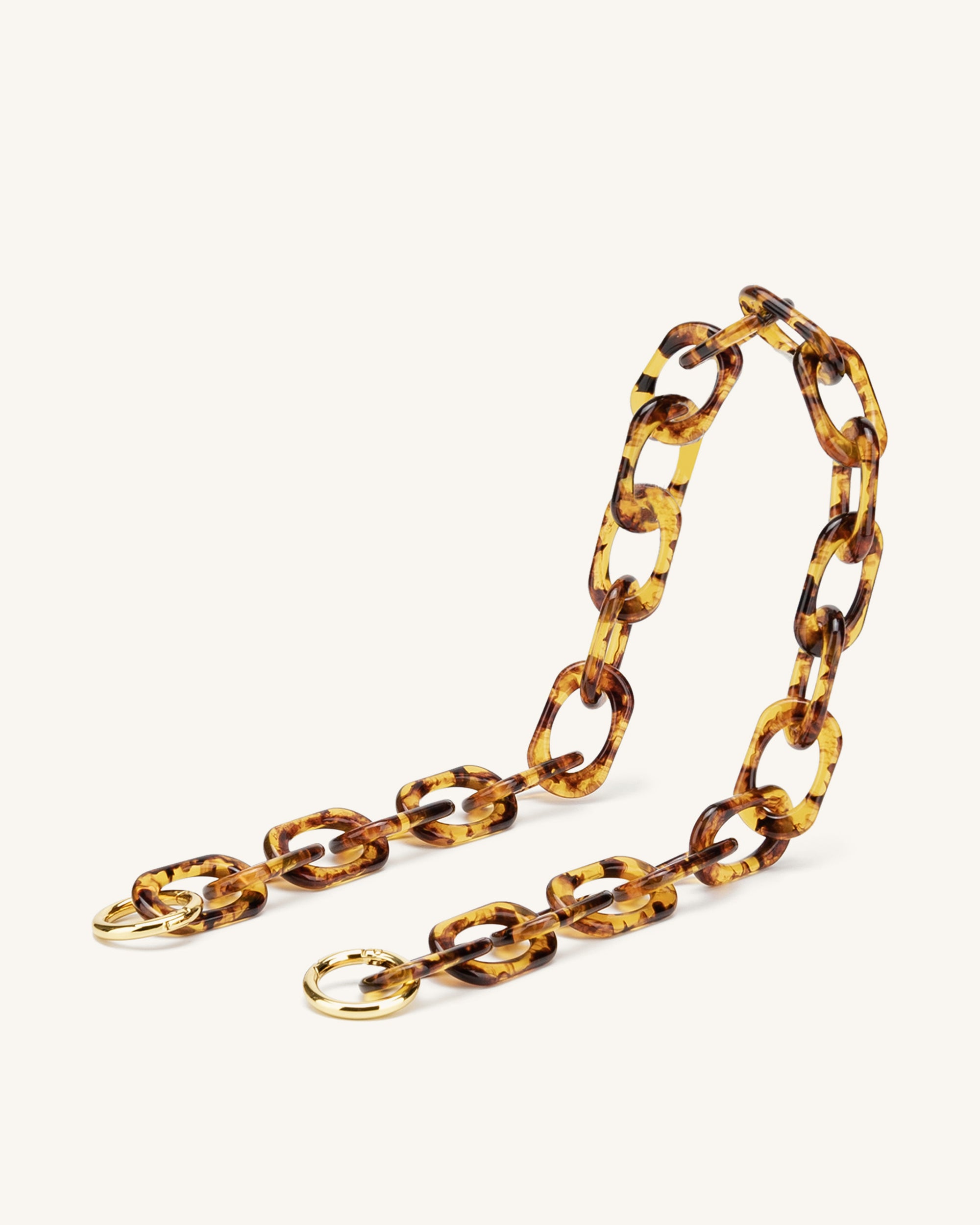 Mya Tortoiseshell Acrylic Chain Strap | JW PEI