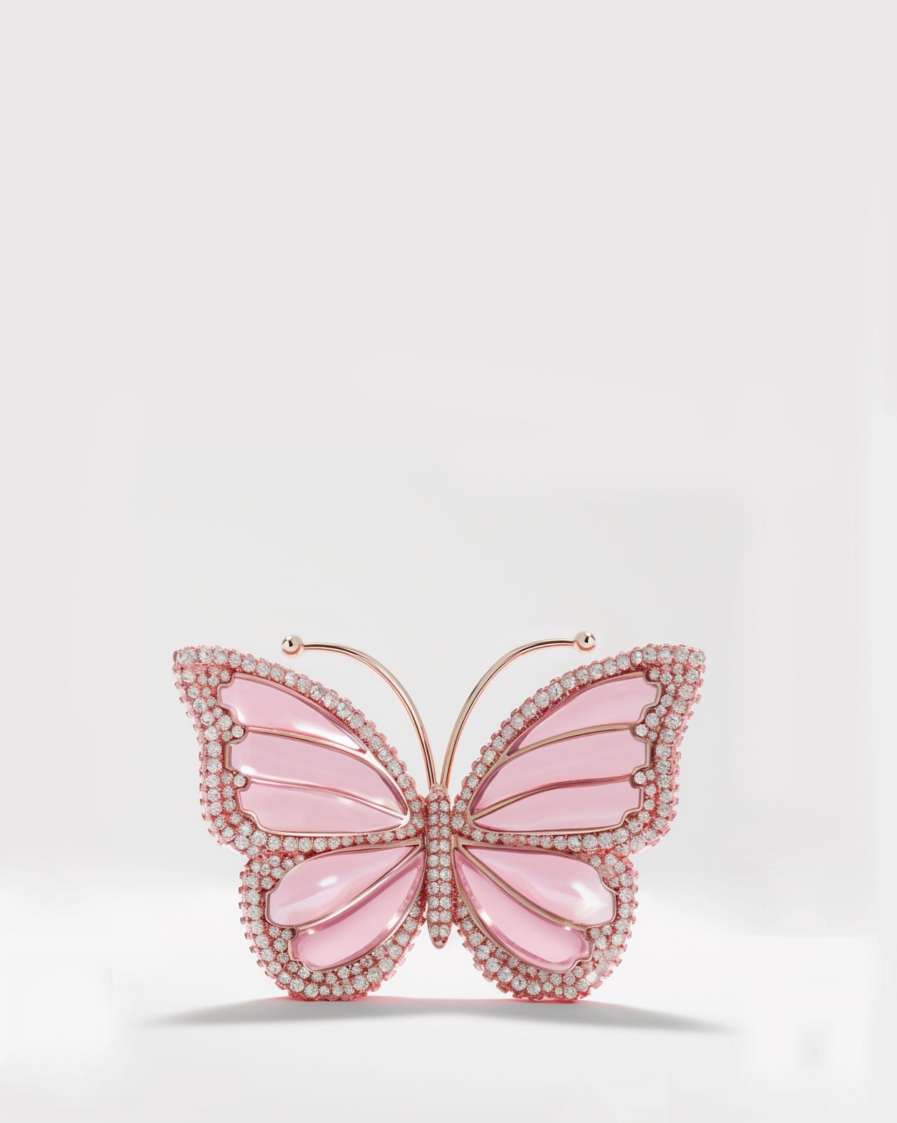 Butterfly Clutch Bag - Pink