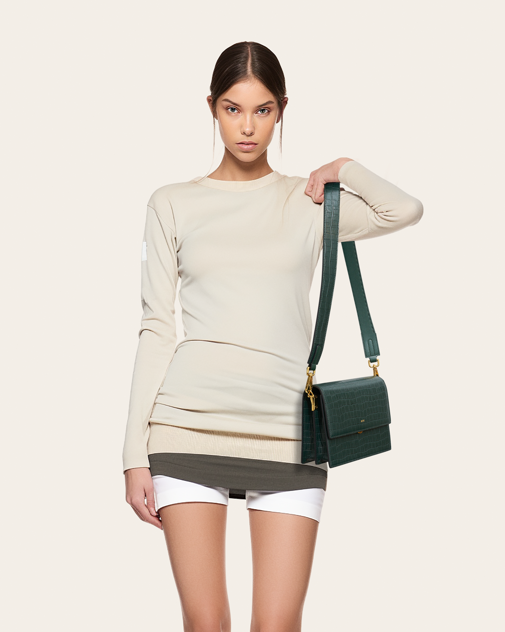 JW PEI Crocodile Mini Flap Bag - Sage Green  Style inspiration spring,  Shopping, Style inspiration