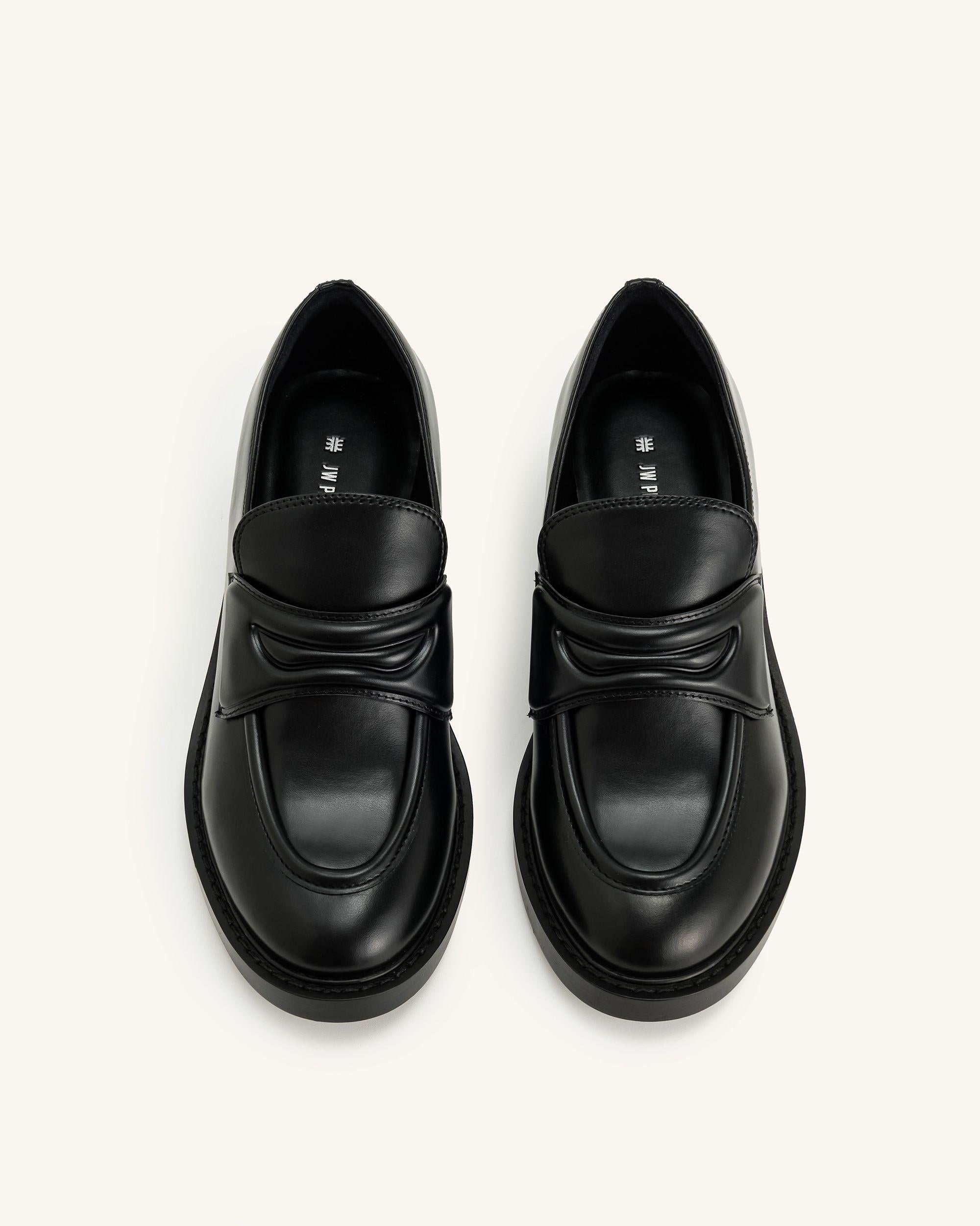 靴 JW PEI Micah Chunky Loafer Micah Chunky Loafer - Black | JW PEI