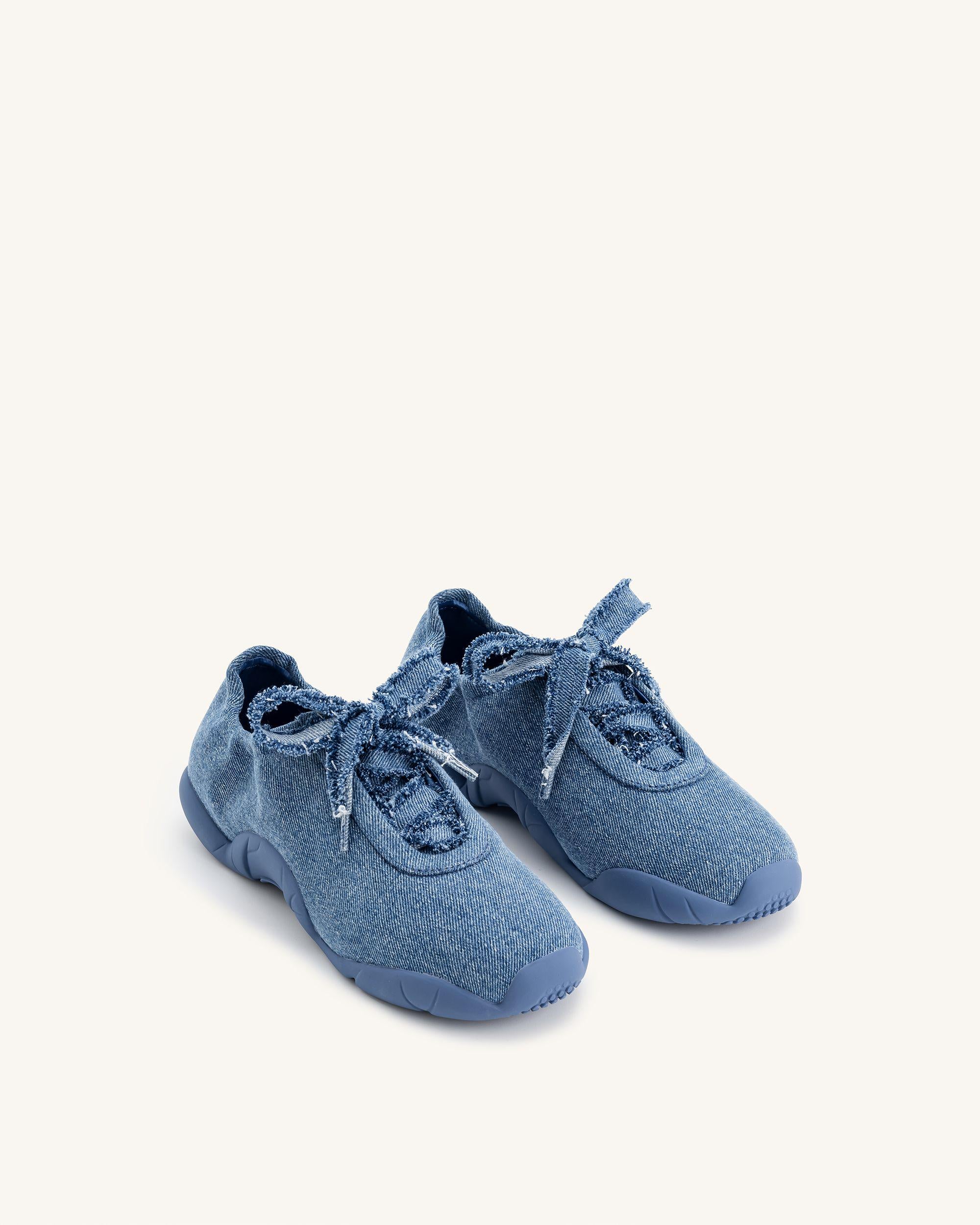 Flavia Ballerina Sneakers - Blue | JW PEI