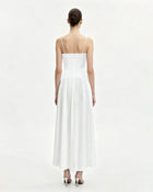 Floral Print Maxi Dress - White