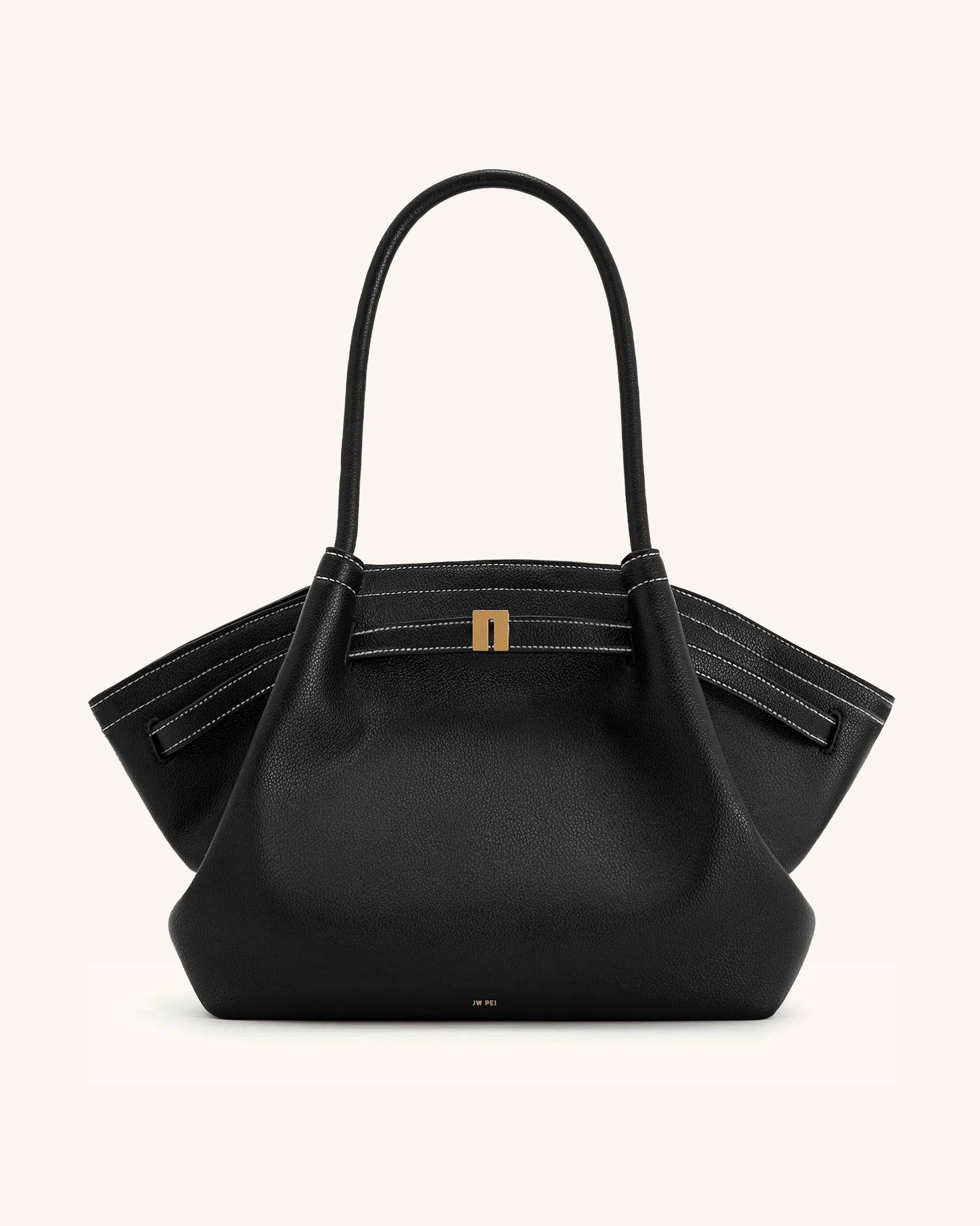 Hana Large Tote Bag - Black | JW PEI