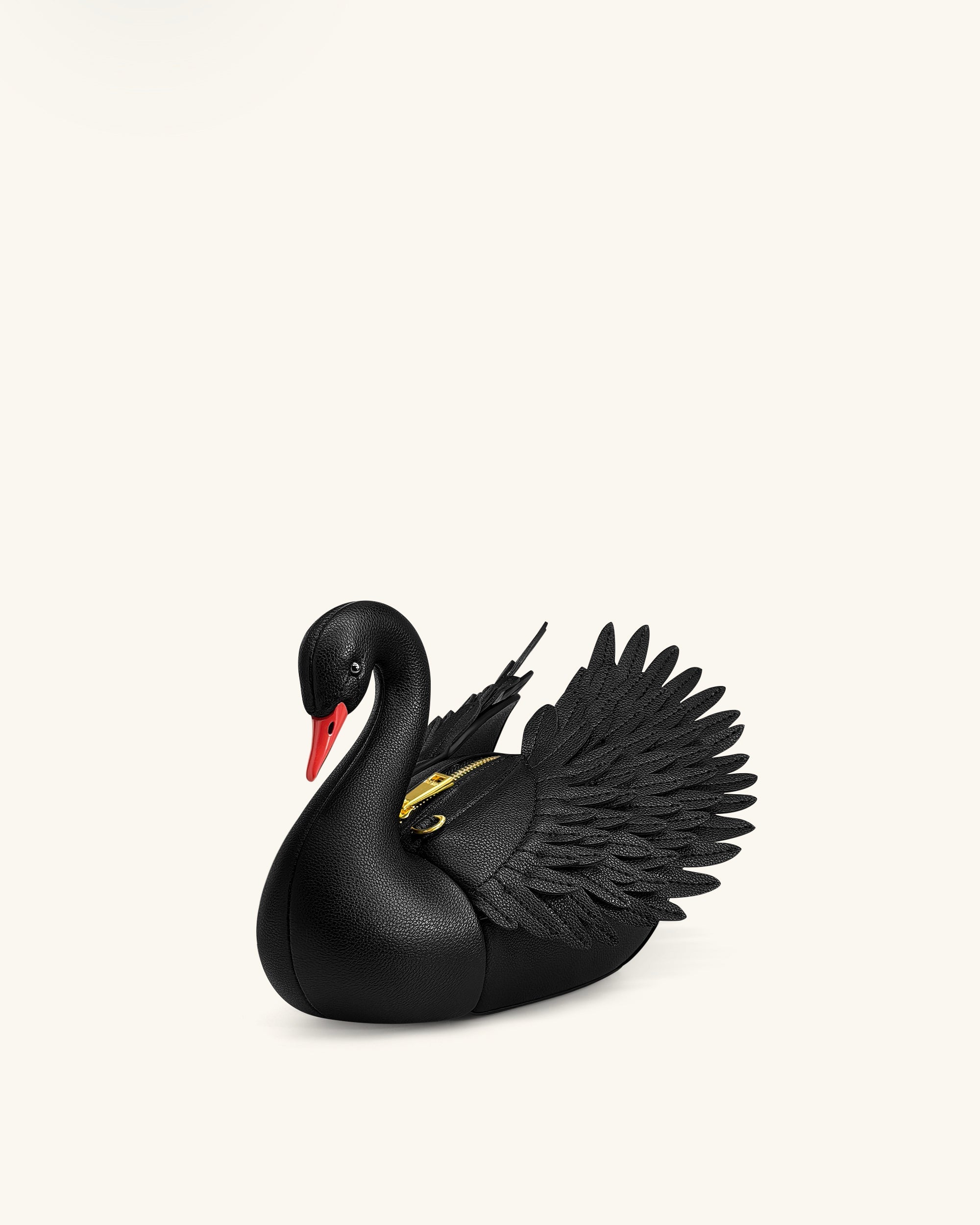BLACK SWAN,新品未開封,DOKKEN,MSG,WHITESNAKE Alani Swan Shaped Crossbody Bag - Black | JW PEI