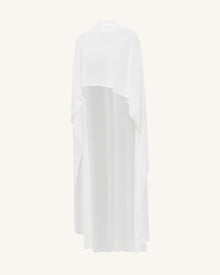 Tulle Cape Shawl - White