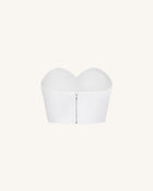 Sweetheart Bustier - White