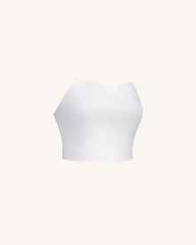 Sweetheart Bustier - White