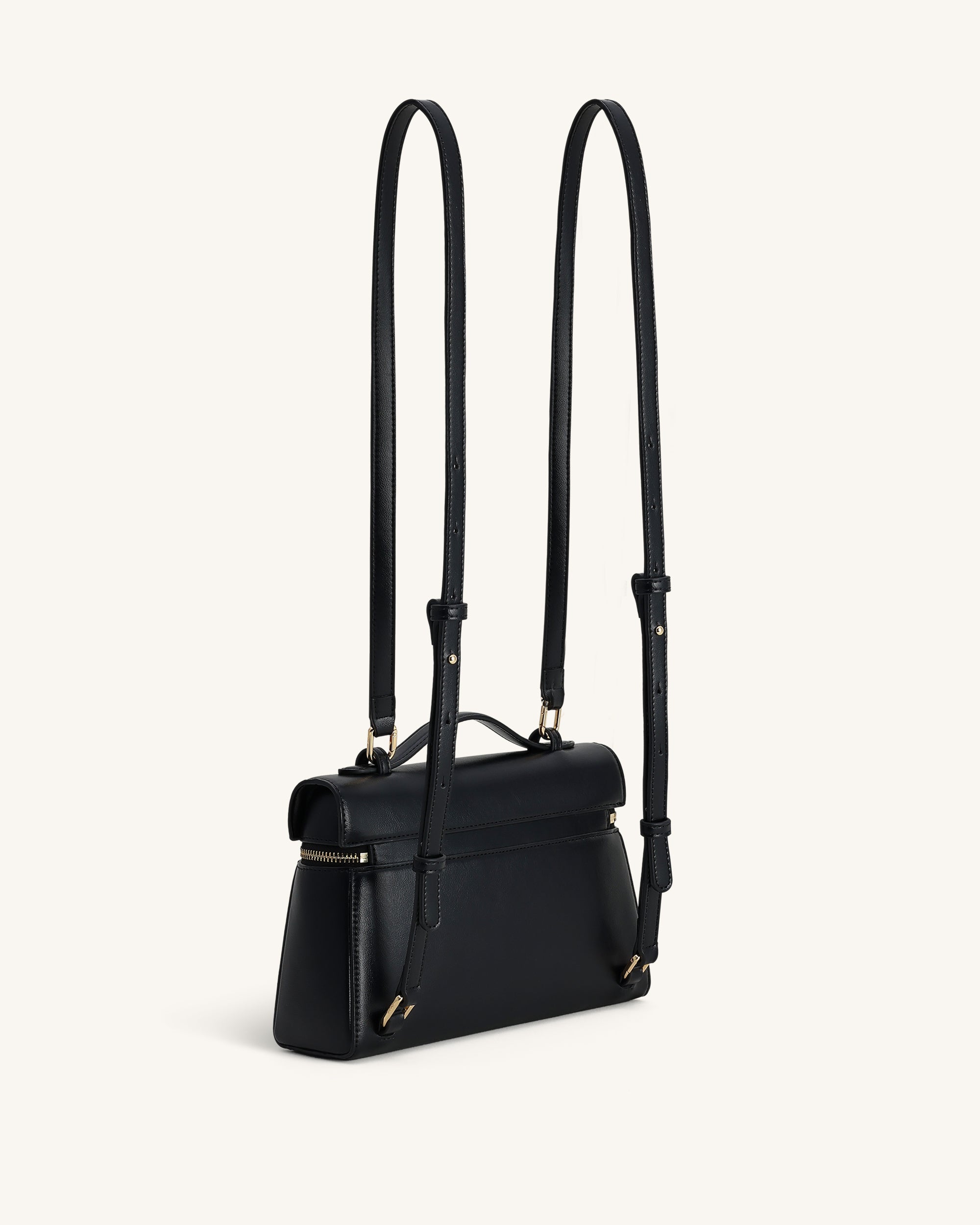 Thea Large Top Handle Bag - Black | JW PEI