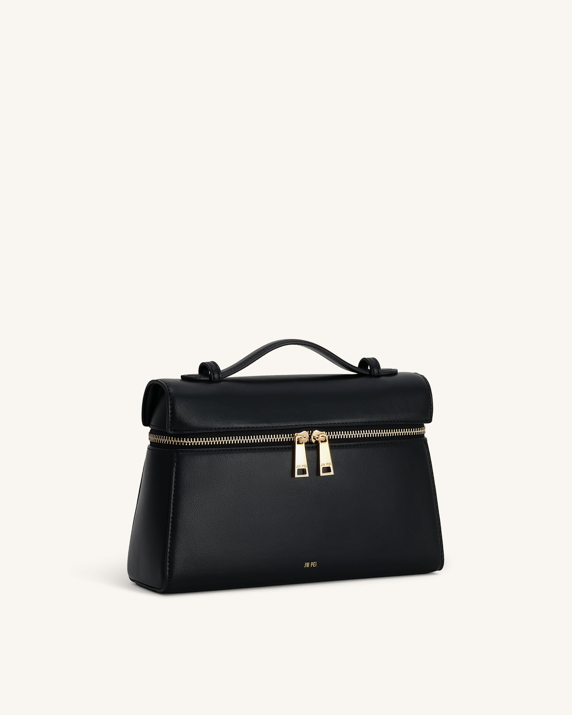 Thea Large Top Handle Bag - Black | JW PEI
