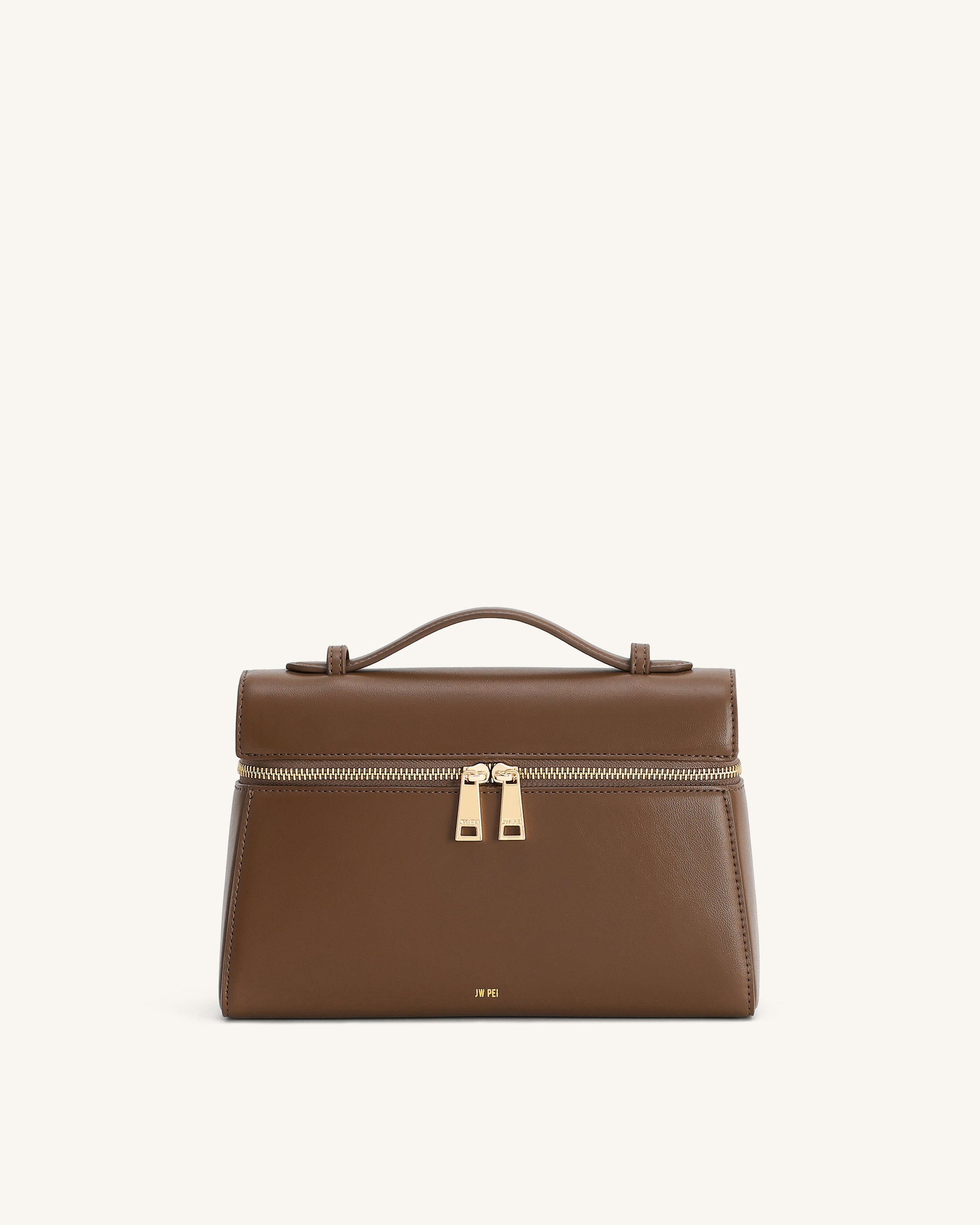 Thea Large Top Handle Bag - Mocha Brown | JW PEI