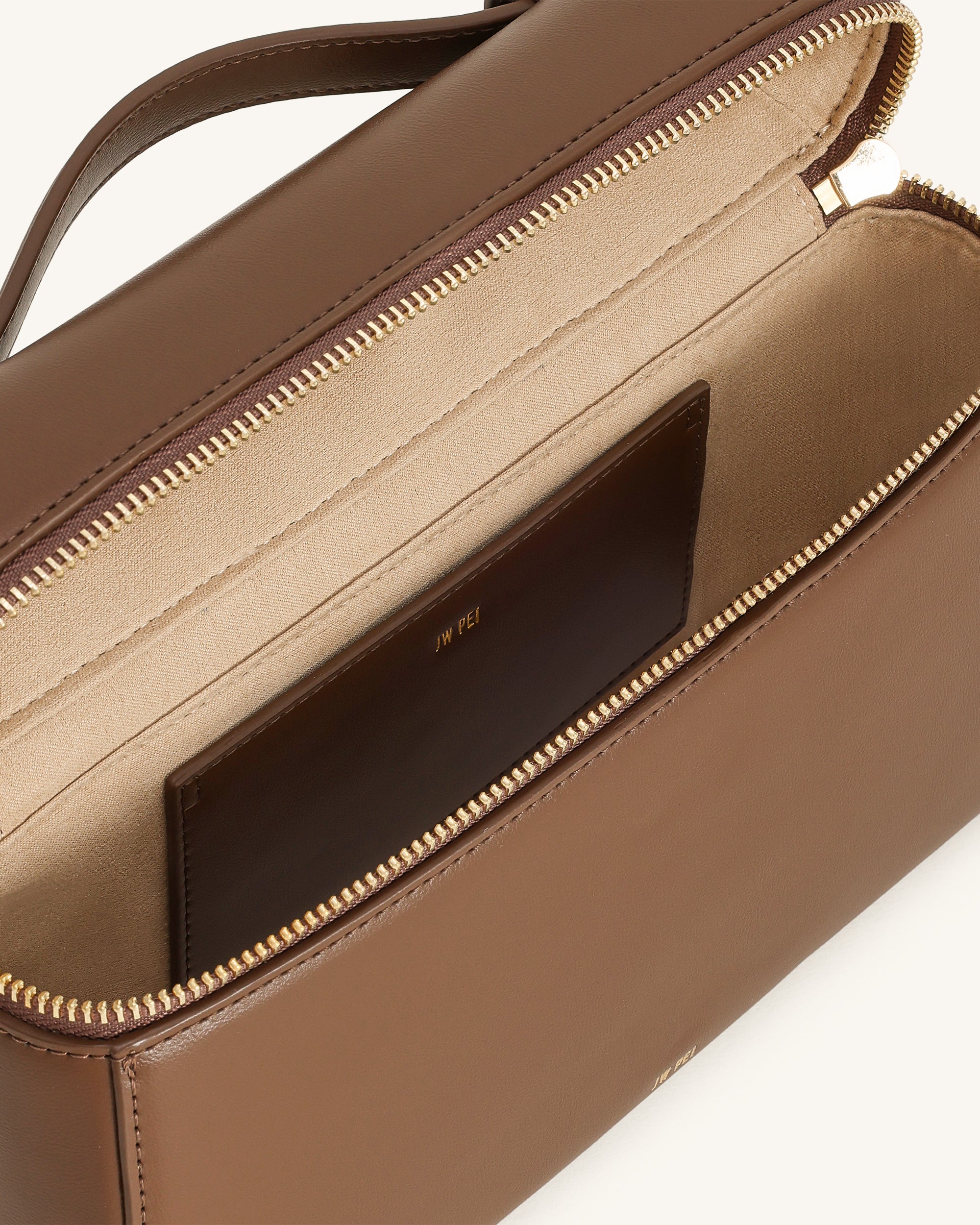 Thea Large Top Handle Bag - Mocha Brown | JW PEI