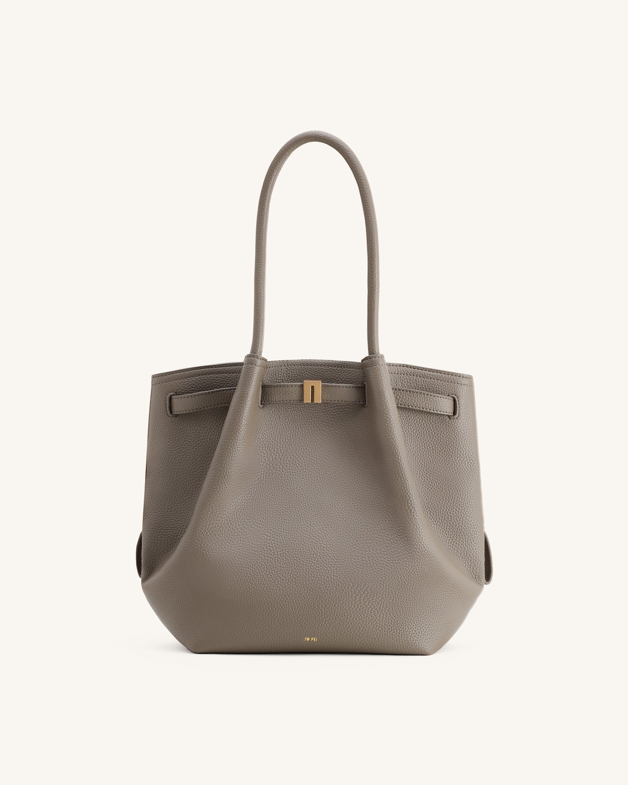 Hana Column Tote Bag - Taupe | JW PEI