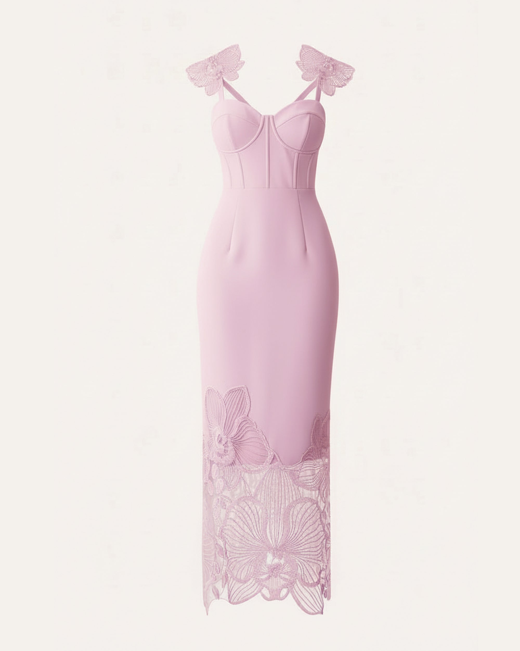 Orchid Embroidered Corset Dress - Dusty Rose, 2 | US Orchid Embroidered Corset Dress - Dusty Rose, 2 | US