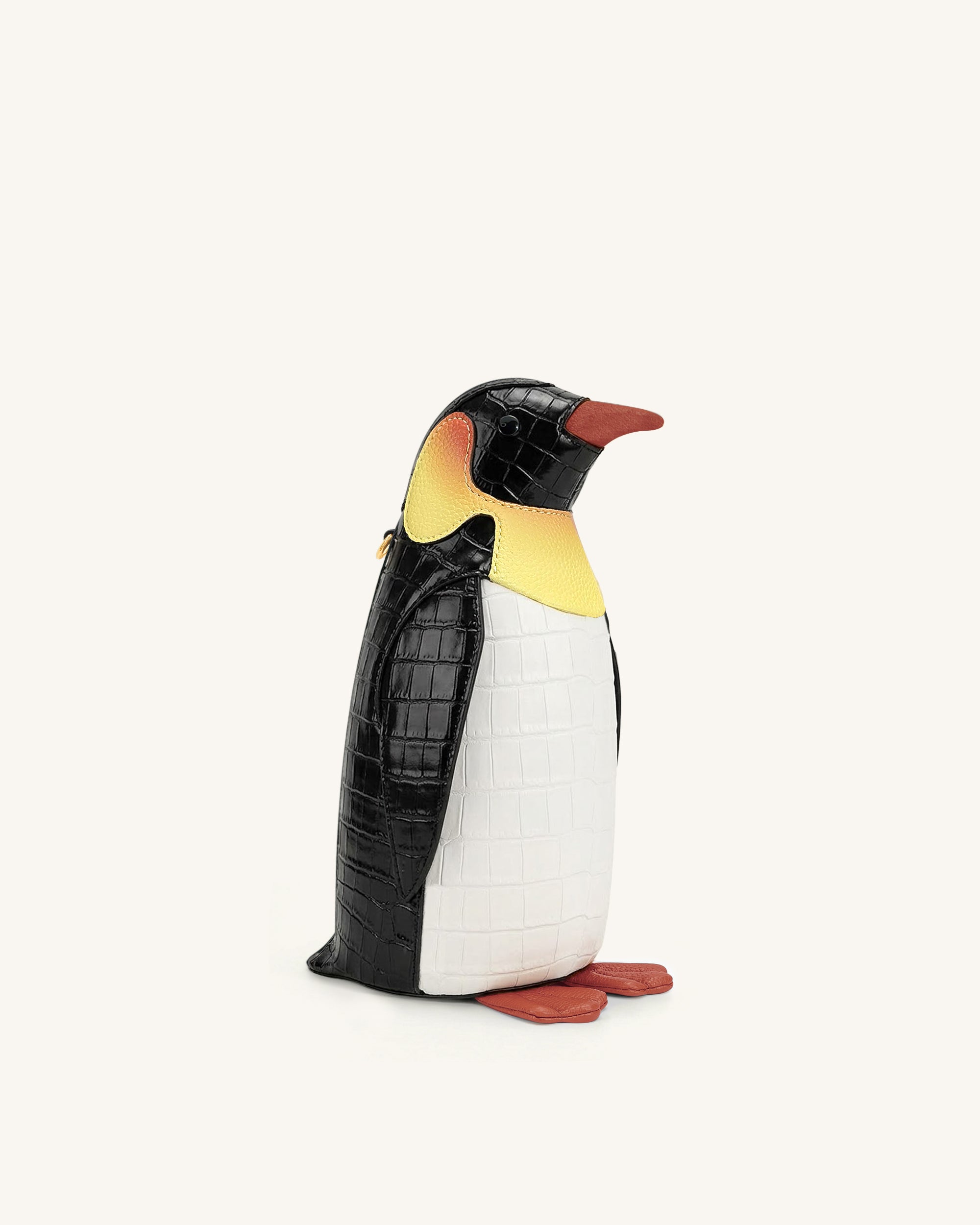 Pia Penguin Crossbody Bag - Black/White