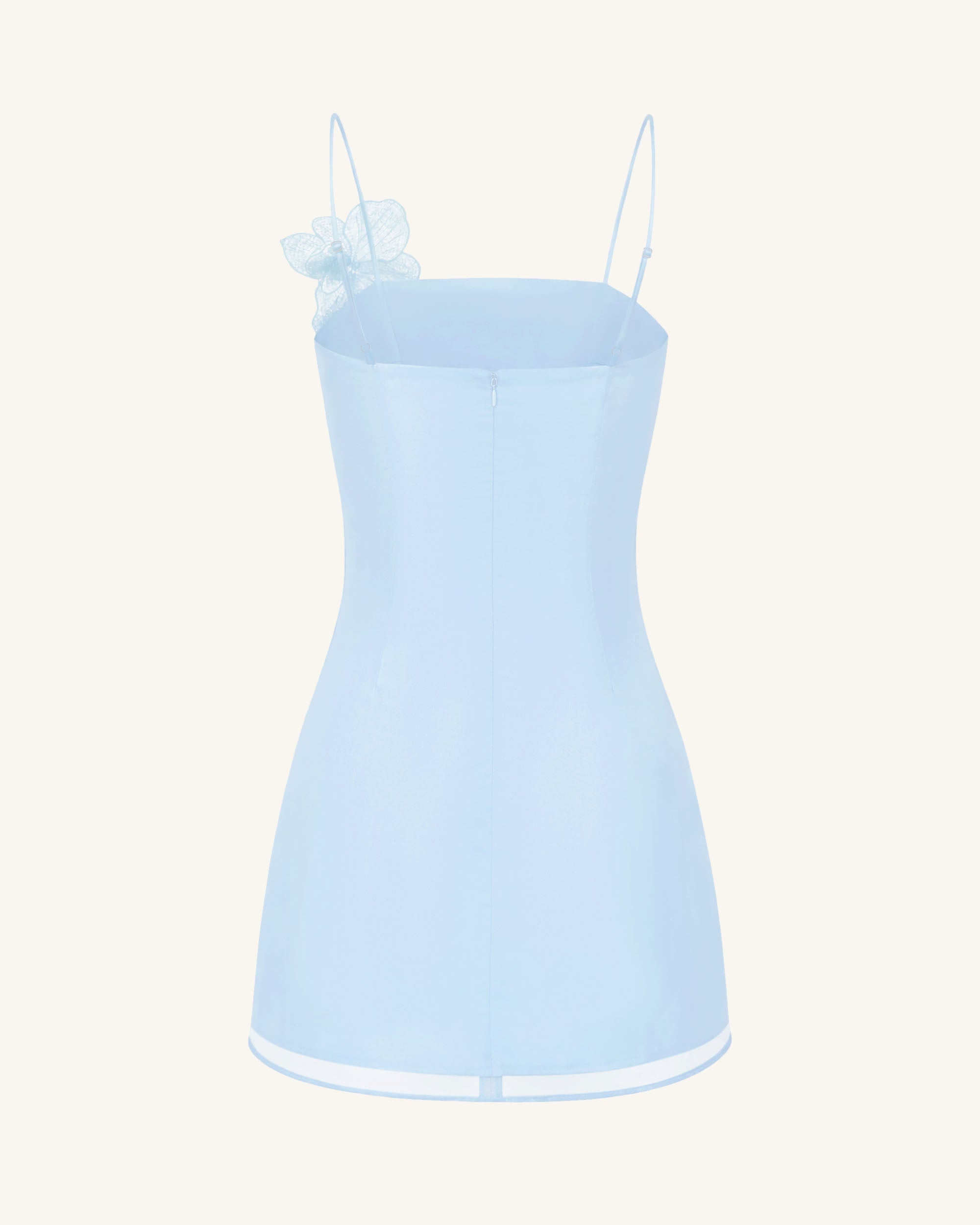 Orchid Appliqu Mini Dress - Blue | JW PEI Orchid Appliqu Mini Dress - Blue | JW PEI