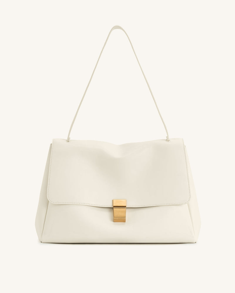 Hilary Shoulder Bag - White