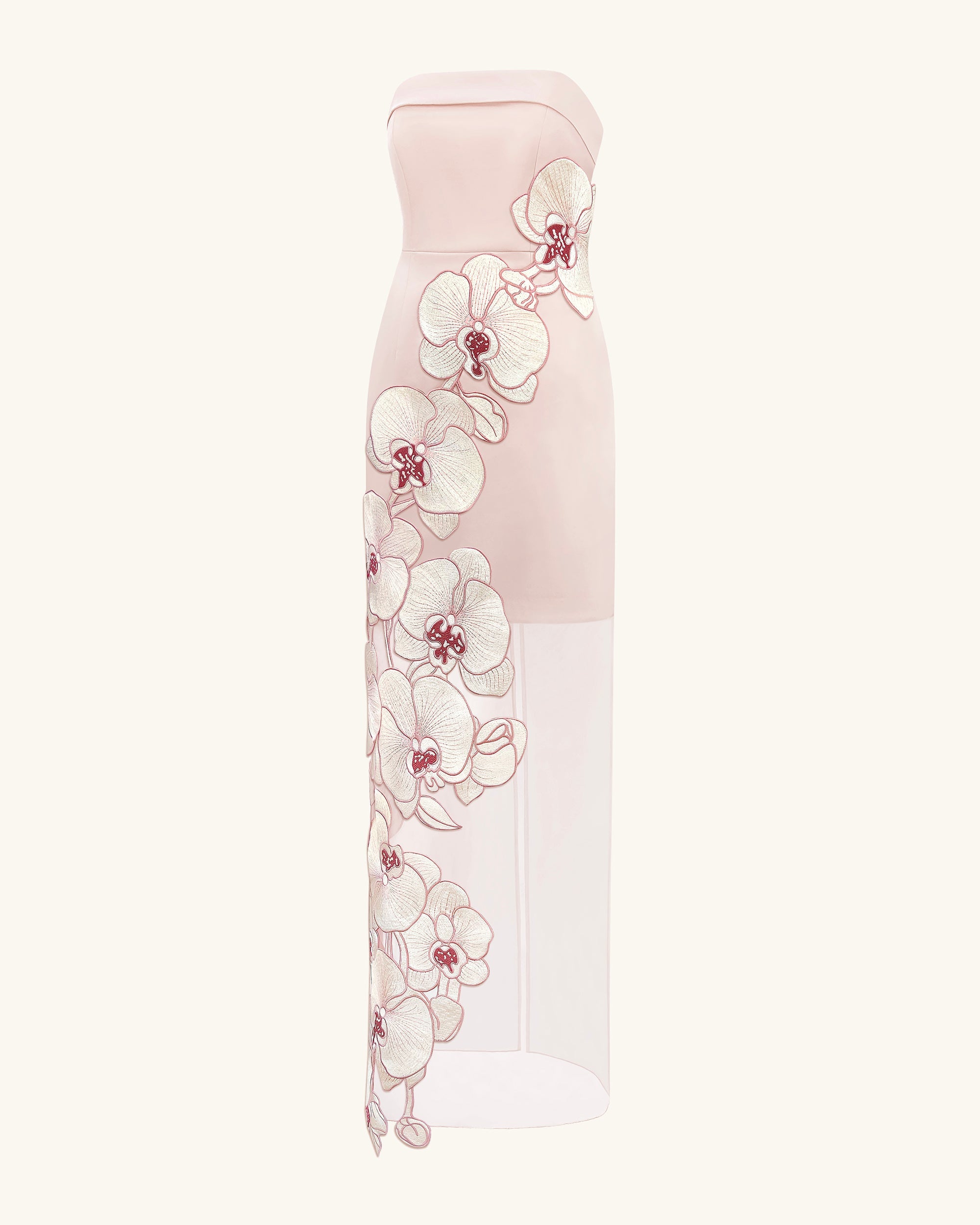 Orchid Embroidered Dress - Pink 10 | UK Orchid Embroidered Dress - Pink 10 | UK