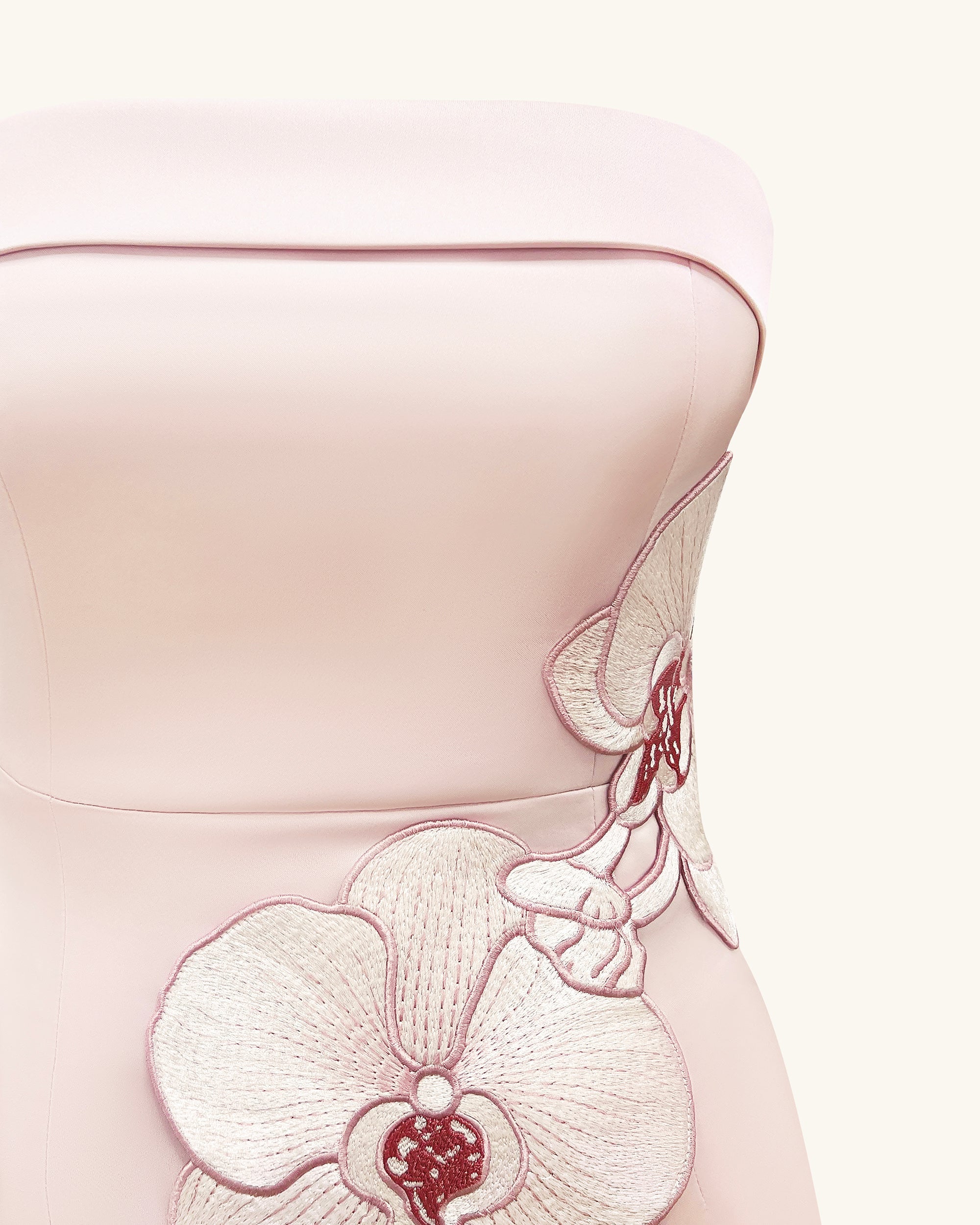 Orchid Embroidered Dress - Pink | JW PEI